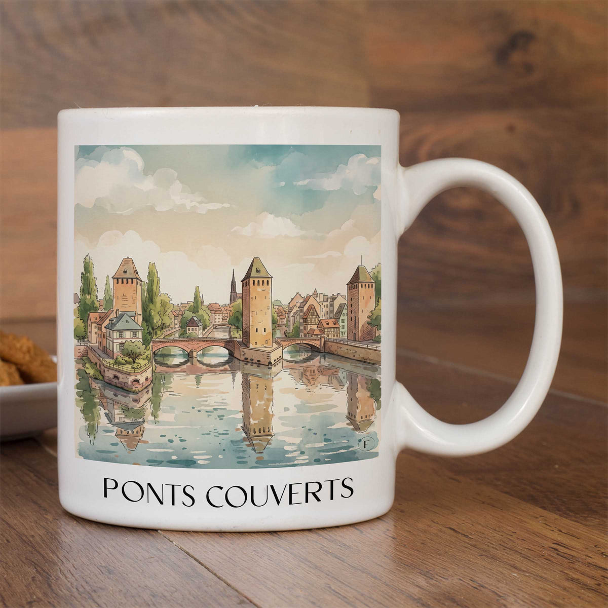 ponts-couverts-strasbourg-frankreich-kaffeebecher-aquarell