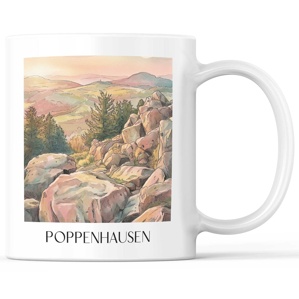 poppenhausen-rhön-deutschland-kaffeebecher-aquarell