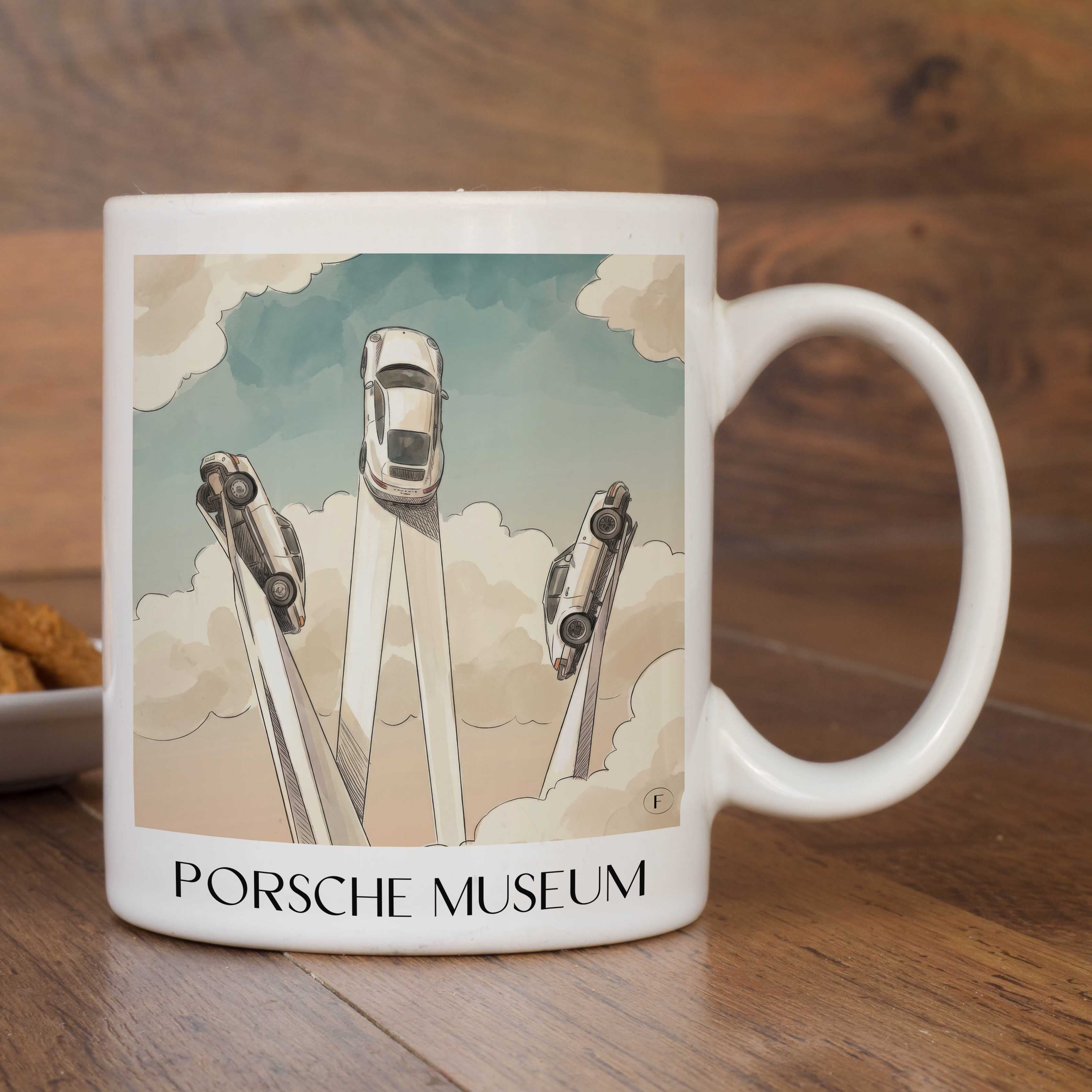 porsche-museum-stuttgart-deutschland-kaffeebecher-aquarell