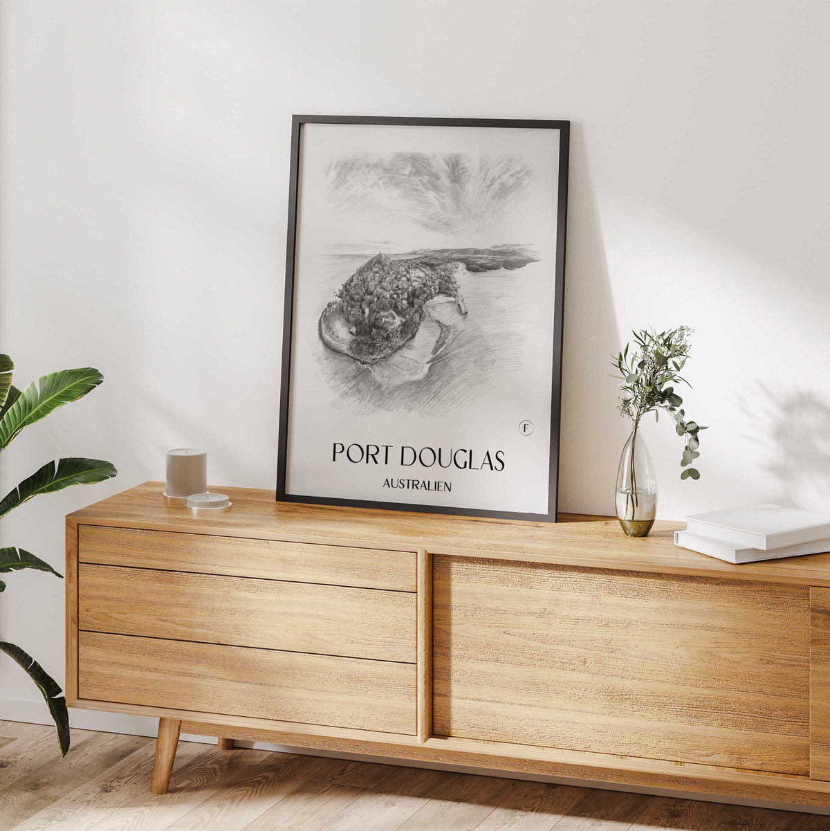 port-douglas-australien-australien-poster-bleistift-zeichnung-drawing