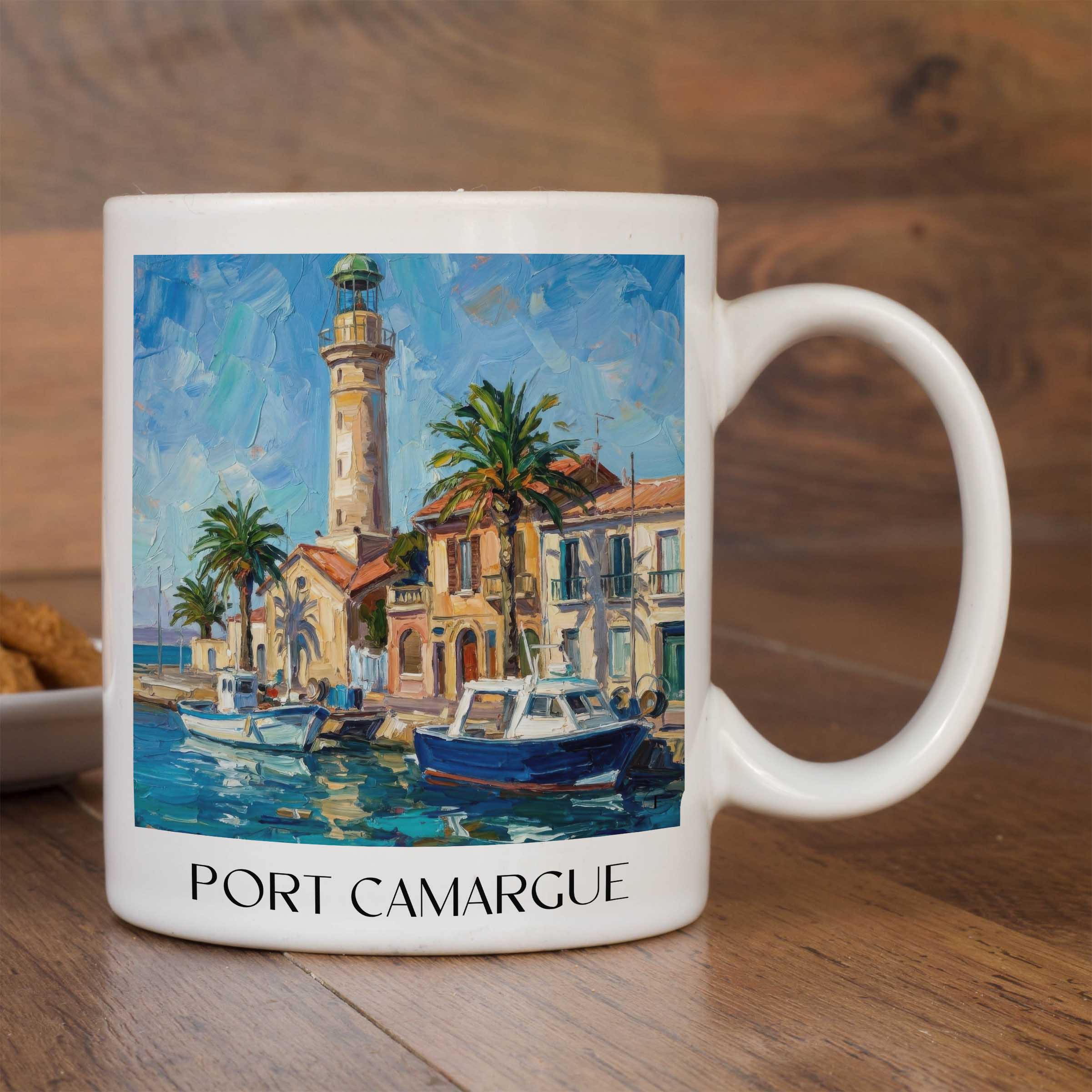port-camargue-le-grau-du-roi-frankreich-kaffeebecher-oil-painting-oelgemaelde