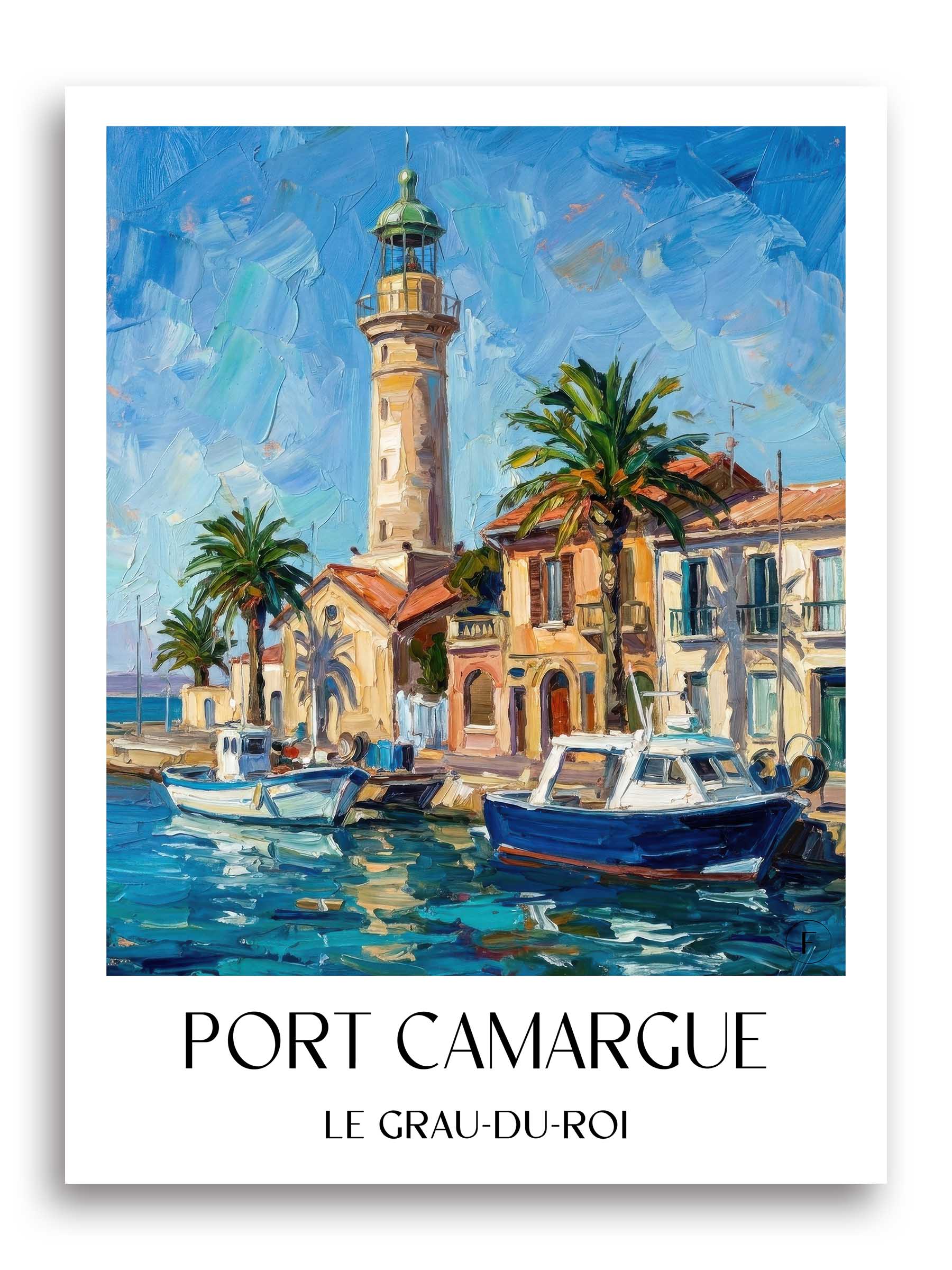 port-camargue-le-grau-du-roi-frankreich-poster-oil-painting-oelgemaelde