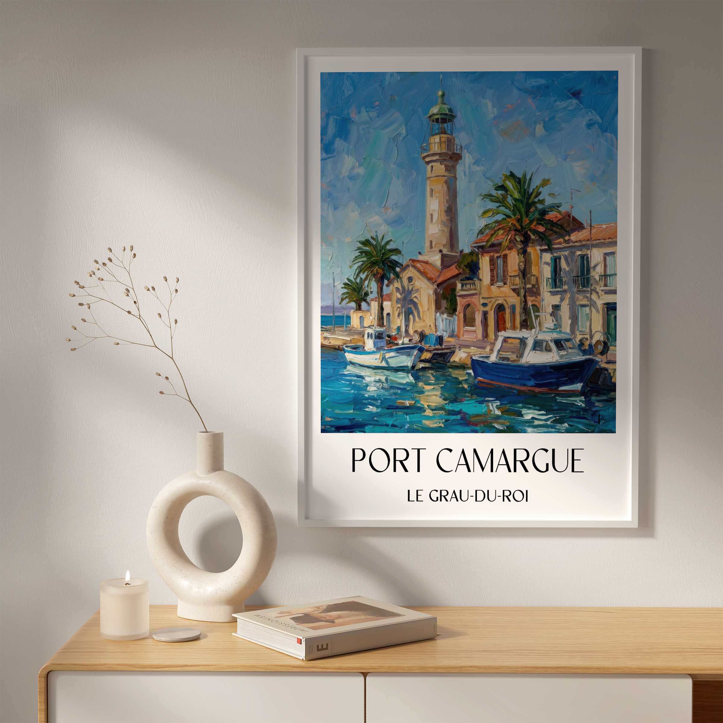 port-camargue-le-grau-du-roi-frankreich-poster-oil-painting-oelgemaelde
