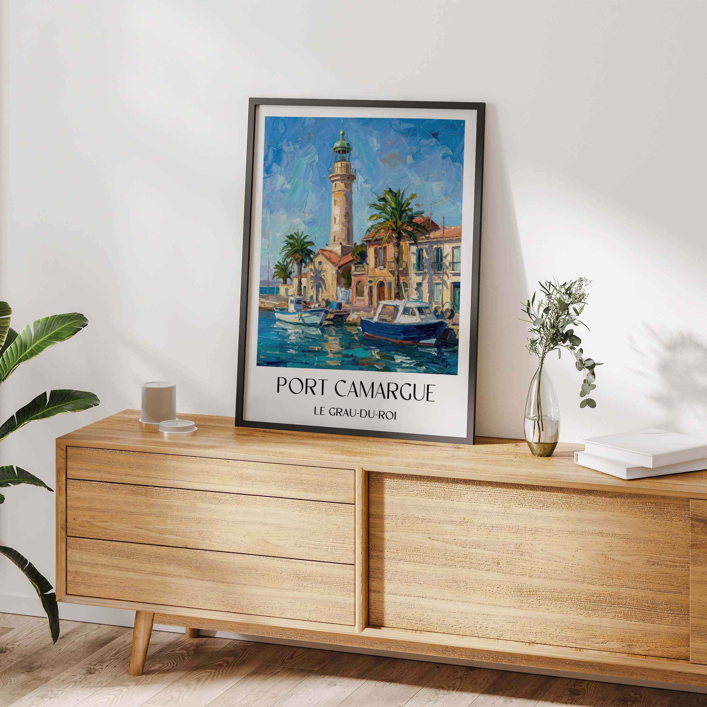 port-camargue-le-grau-du-roi-frankreich-poster-oil-painting-oelgemaelde