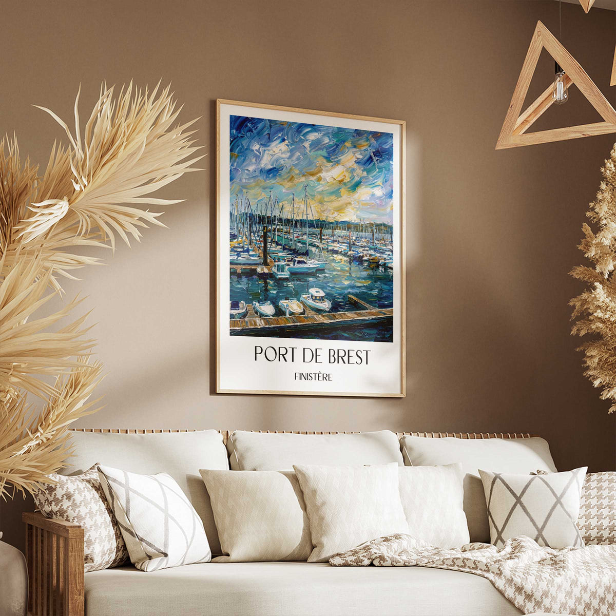 port-de-brest-finistère-frankreich-poster-oil-painting-oelgemaelde