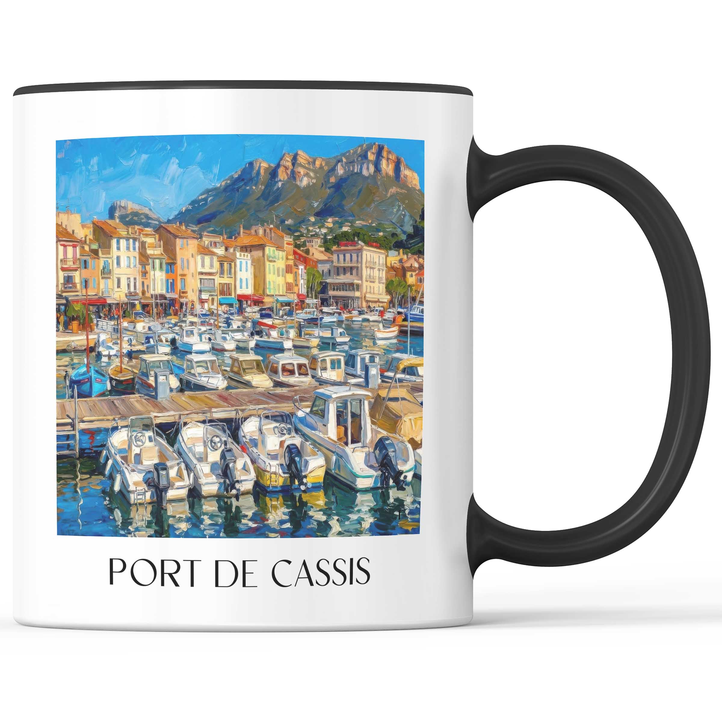 port-de-cassis-provence-frankreich-kaffeebecher-oil-painting-oelgemaelde