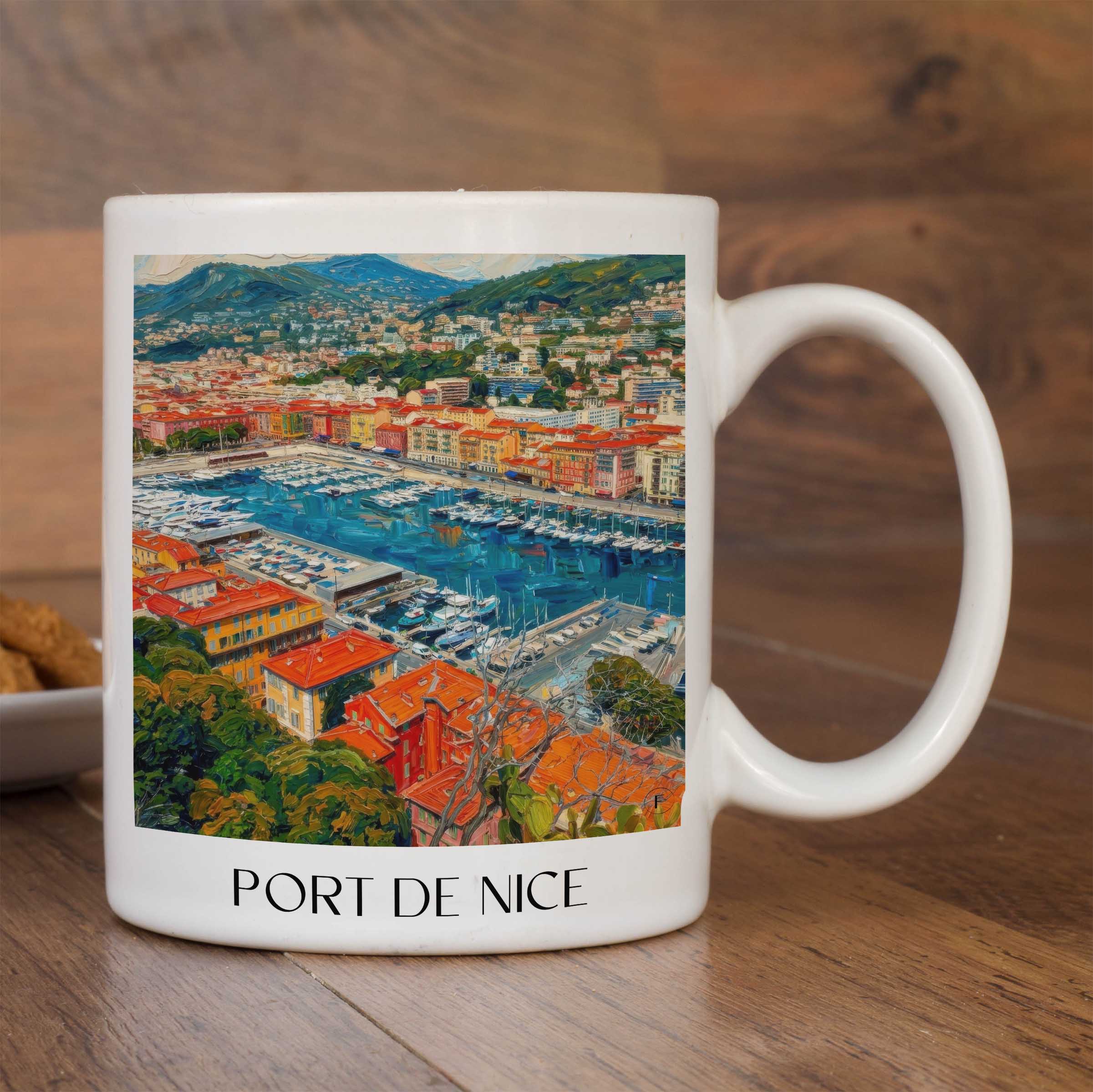 port-de-nice-côte-d´azur-frankreich-kaffeebecher-oil-painting-oelgemaelde