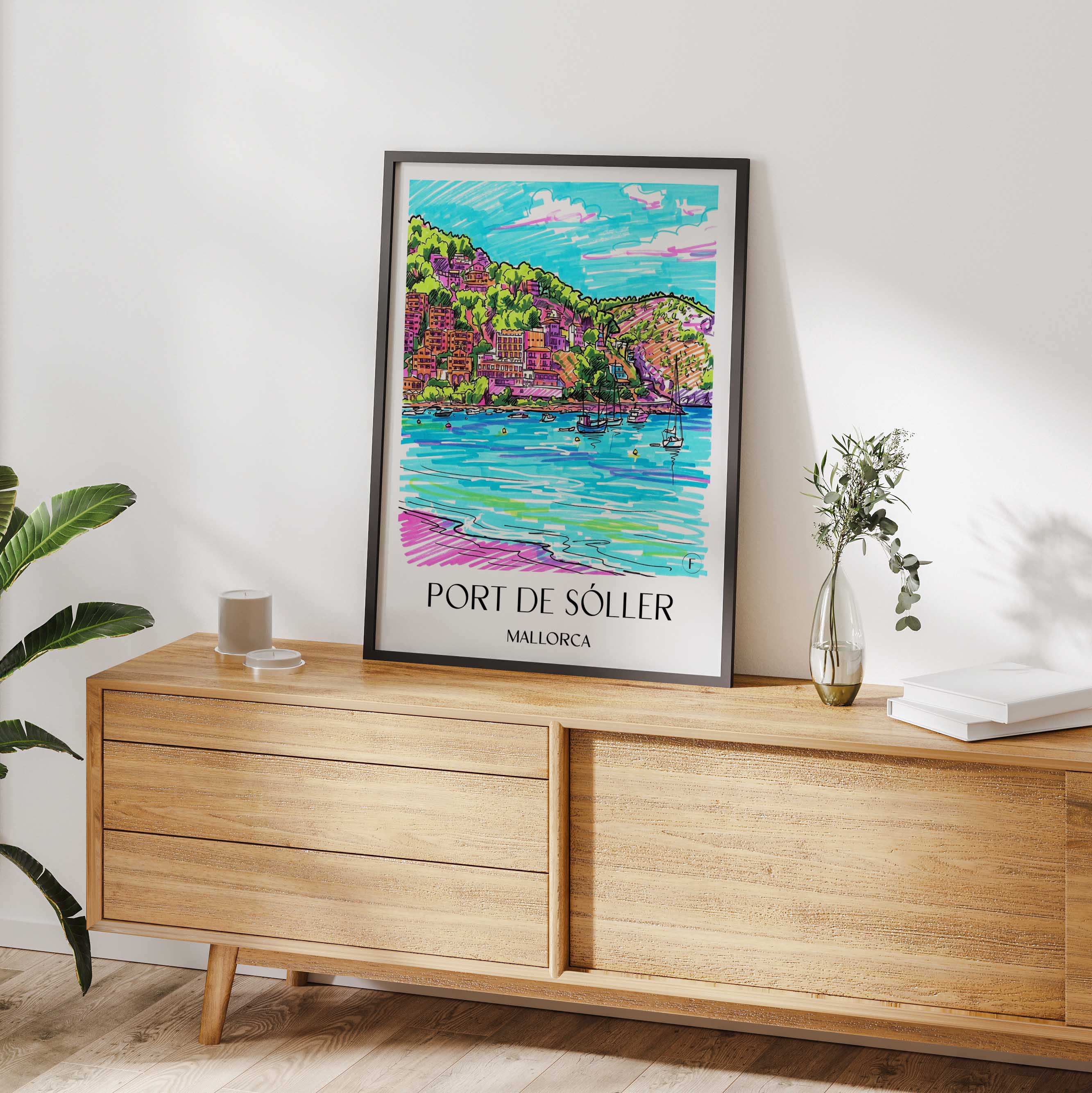 port-de-sóller-mallorca-spanien-poster-graffiti