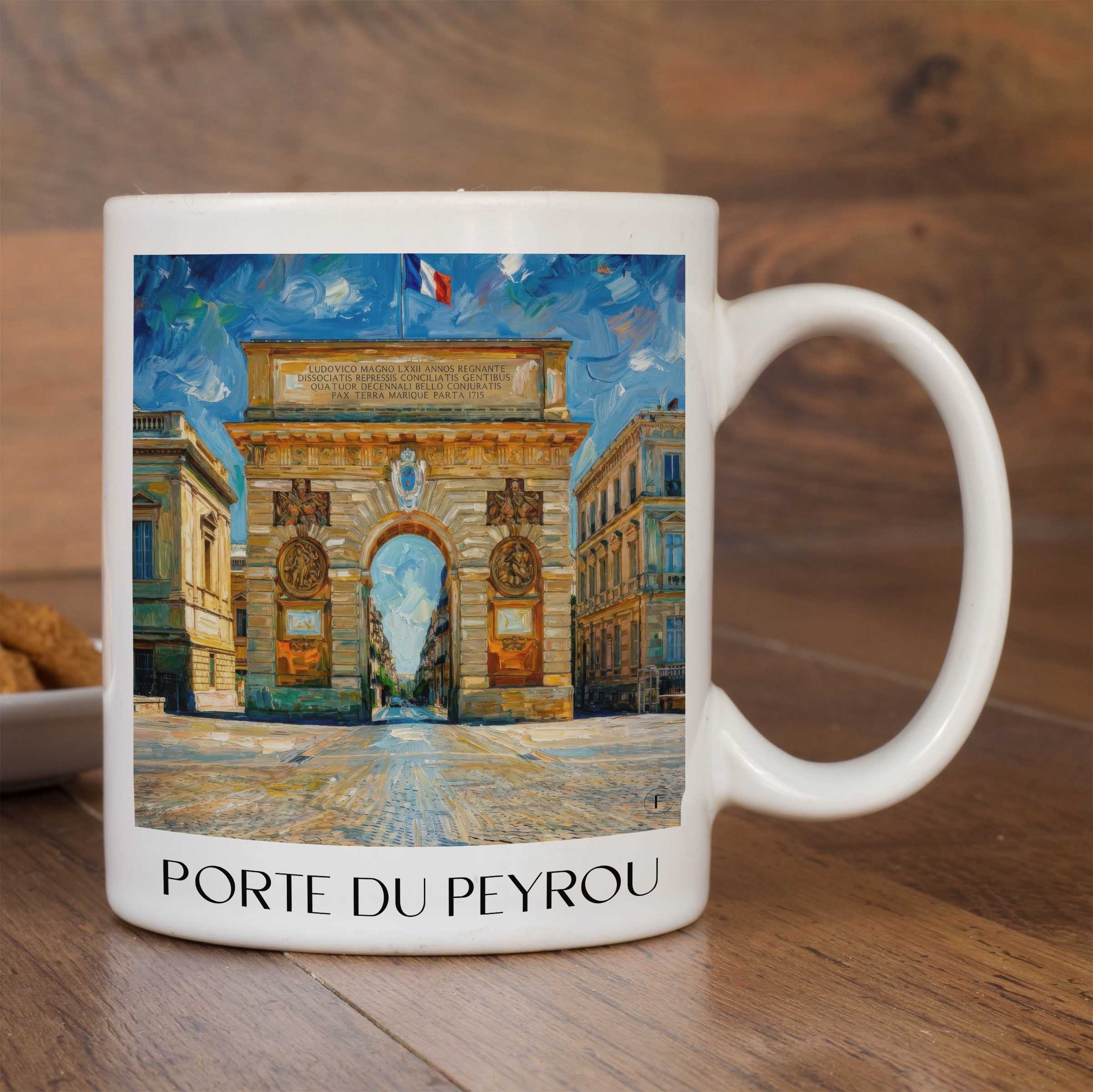 porte-du-peyrou-montpellier-frankreich-kaffeebecher-oil-painting-oelgemaelde