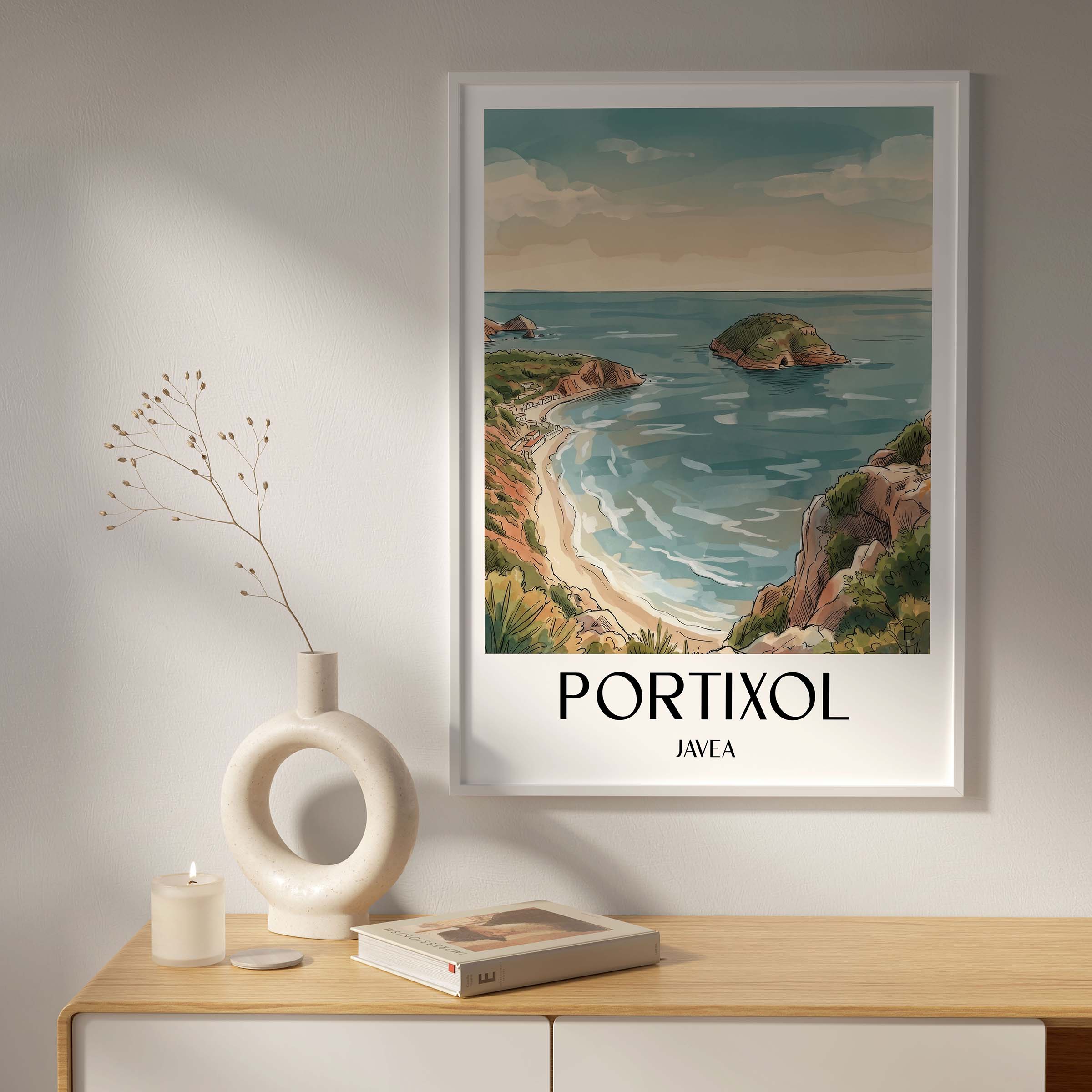portixol--javea-spanien-poster-aquarell