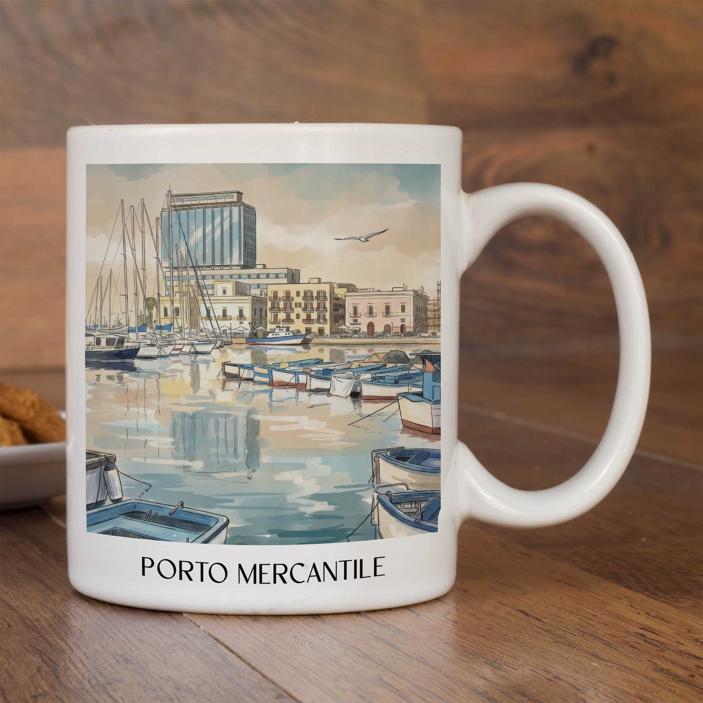porto-mercantile-gallipoli-italien-kaffeebecher-aquarell