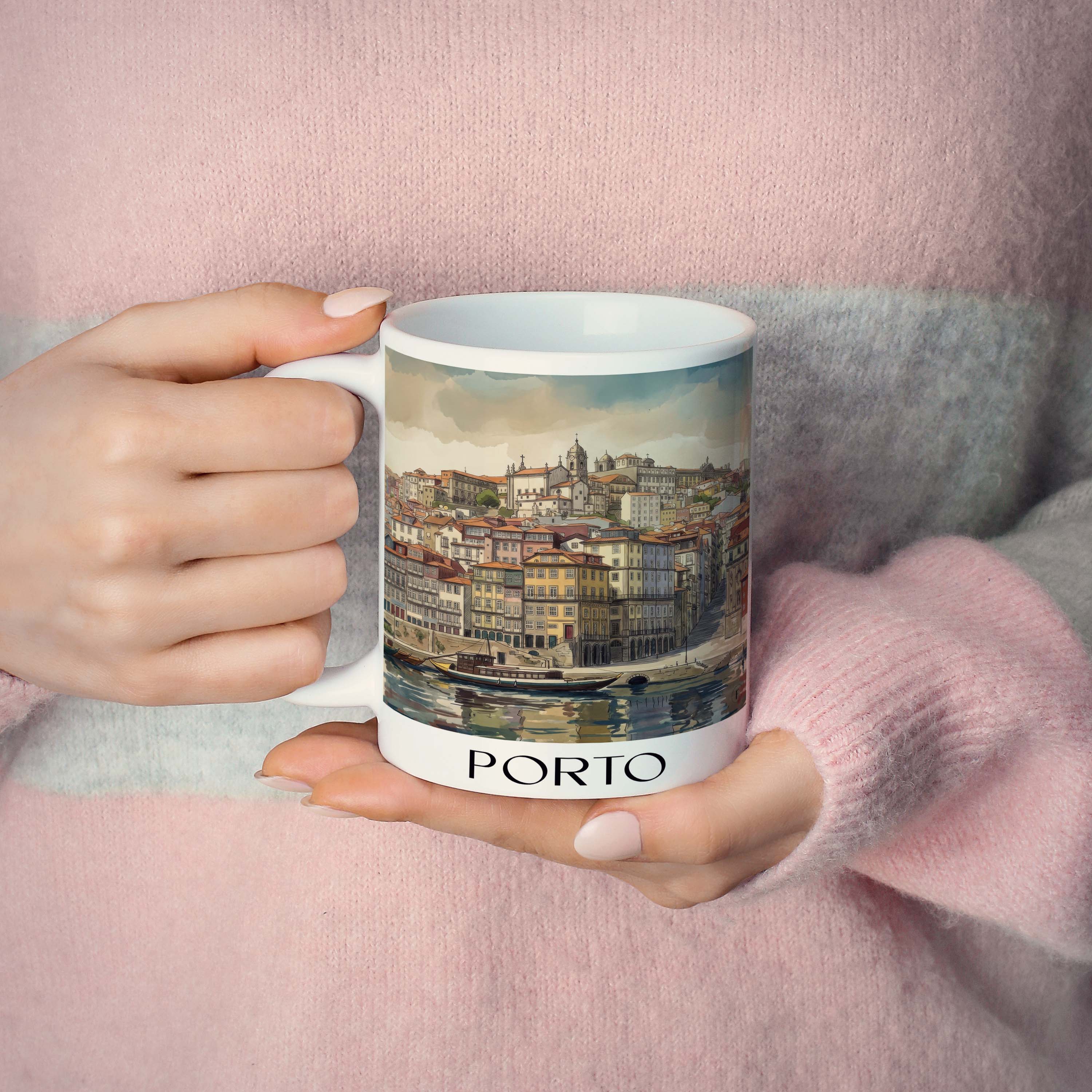 porto-portugal-kaffeebecher-aquarell