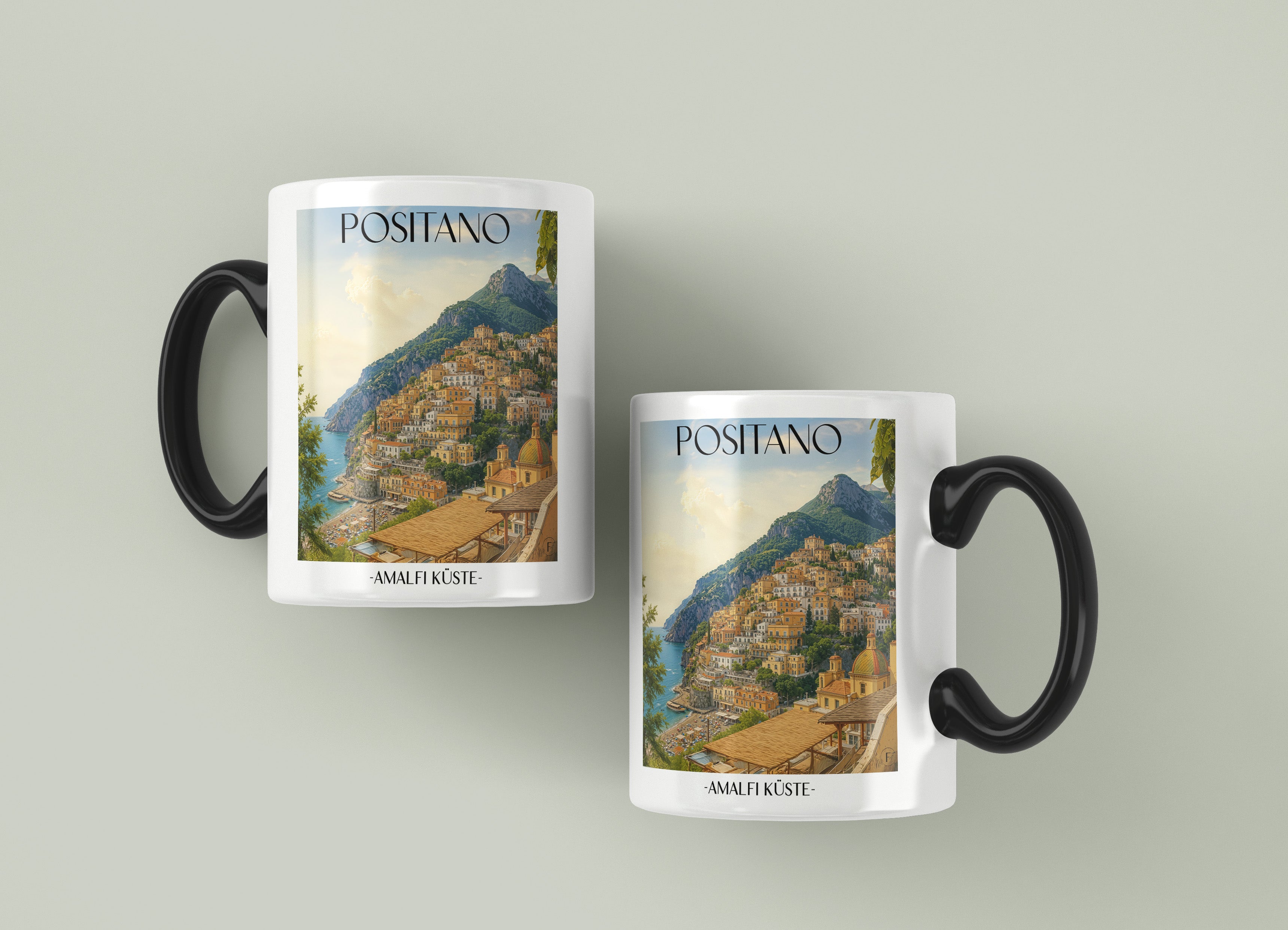 positano-amalfi-küste-italien-einkaufstasche-aquarell