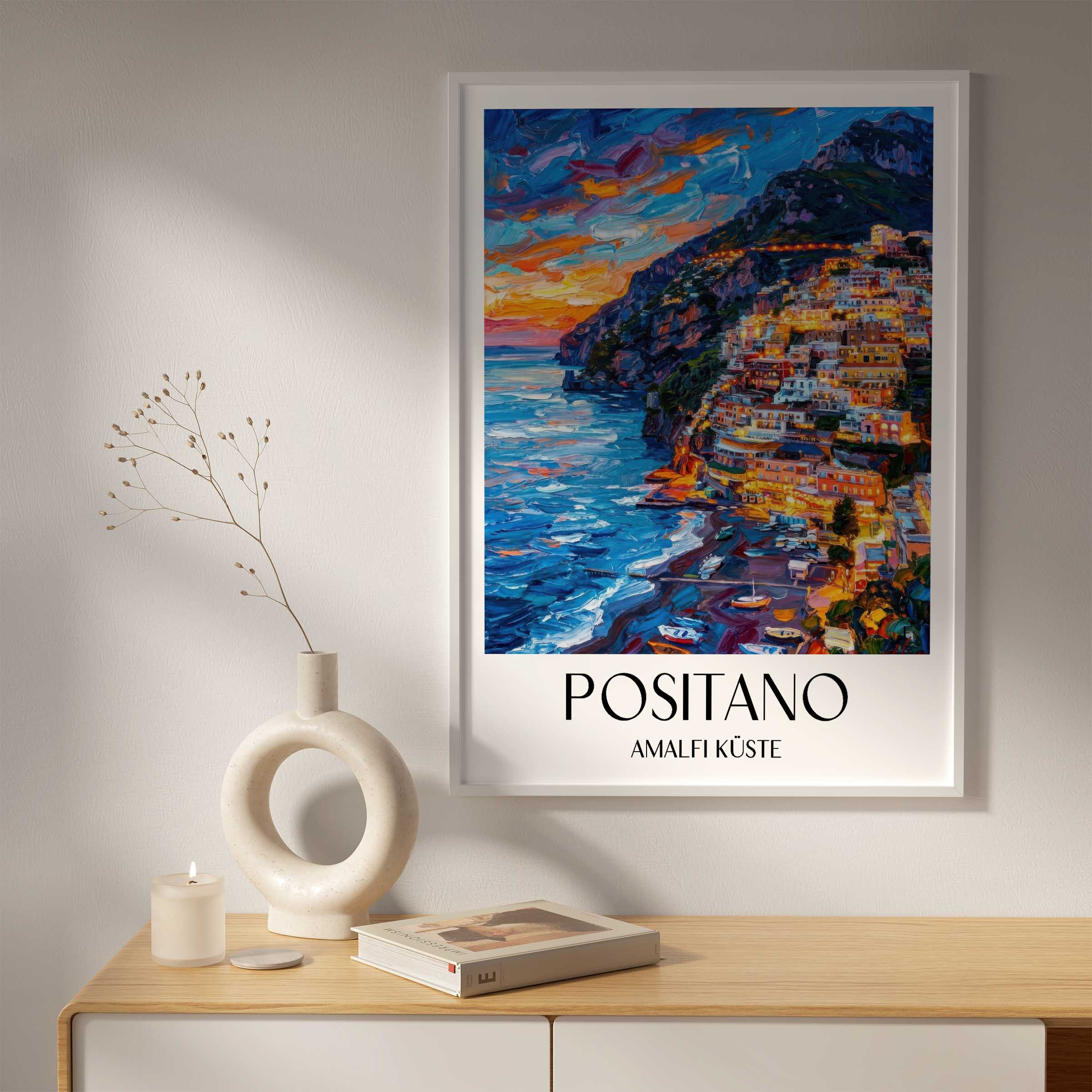 positano-amalfi-küste-italien-poster-oil-painting-oelgemaelde
