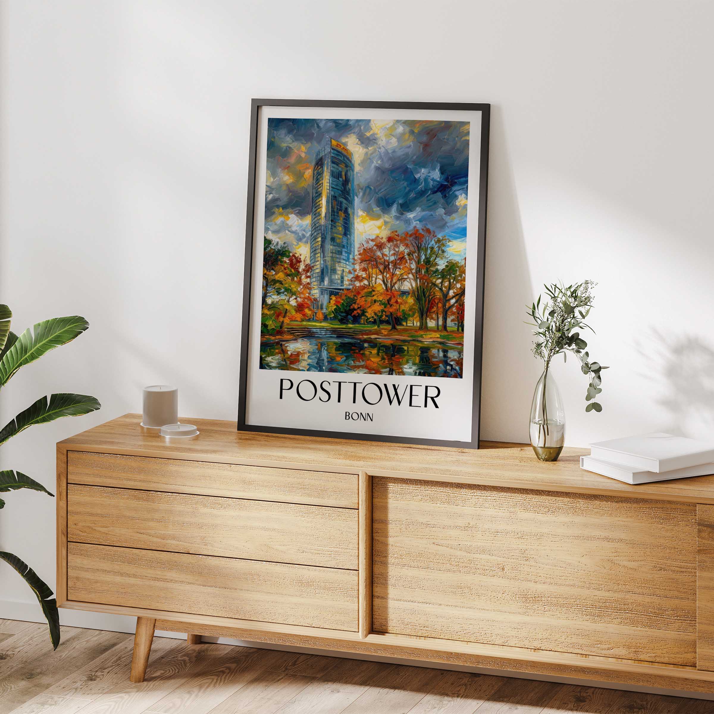posttower-bonn-deutschland-poster-oil-painting-oelgemaelde