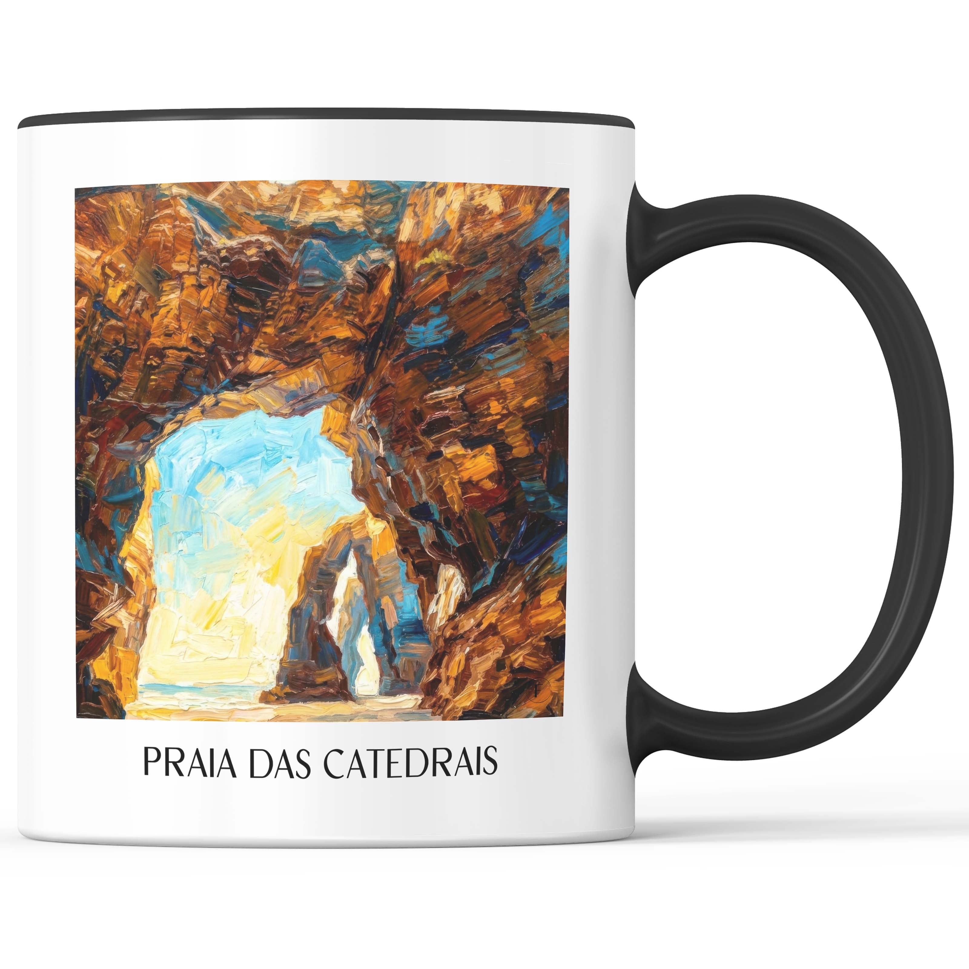 praia-das-catedrais-spanien-spanien-kaffeebecher-oil-painting-oelgemaelde