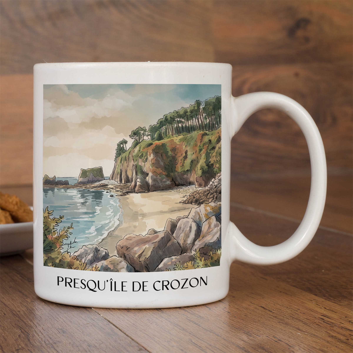 presqu'île-de-crozon-finistère-frankreich-kaffeebecher-aquarell