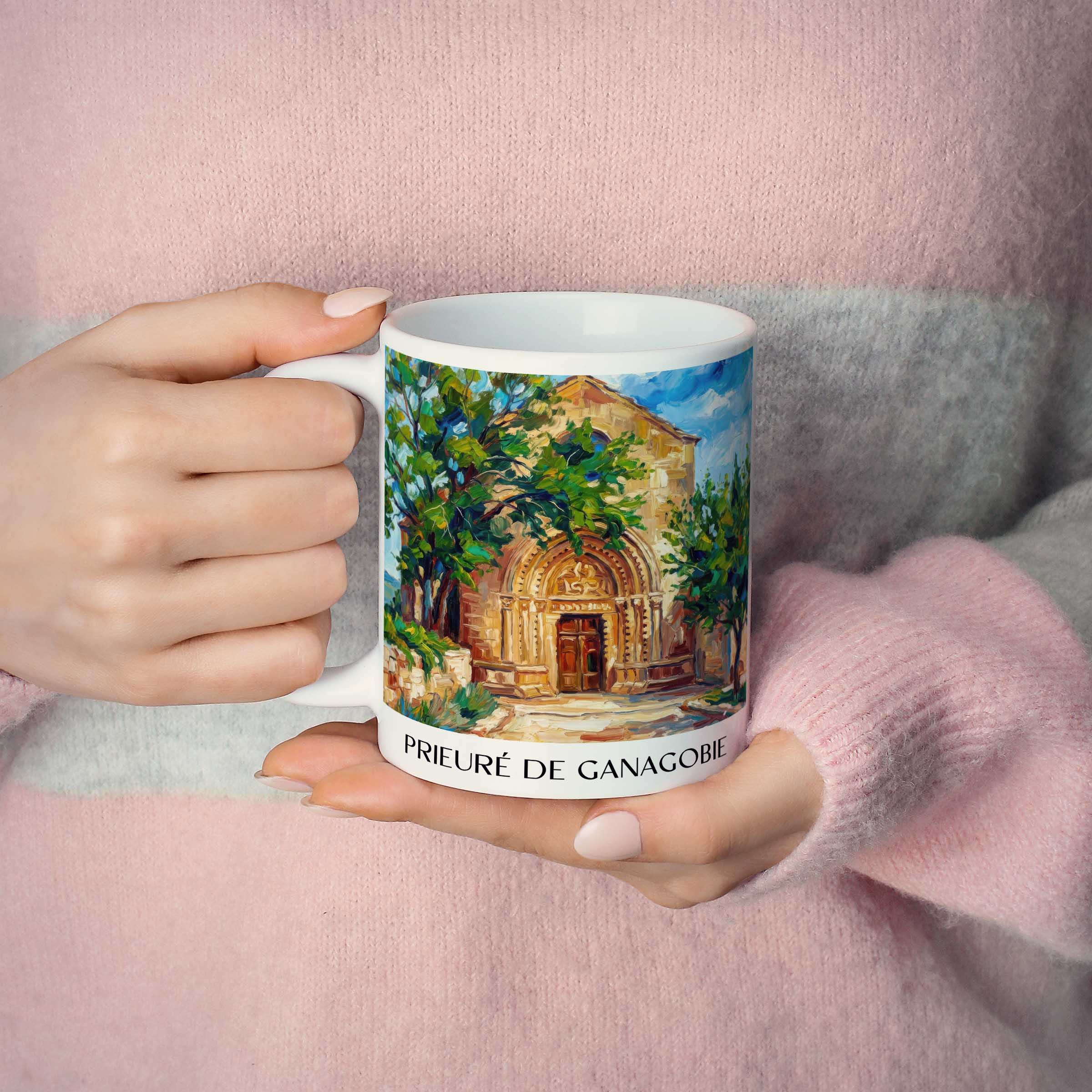 prieuré-de-ganagobie-provence-frankreich-kaffeebecher-oil-painting-oelgemaelde