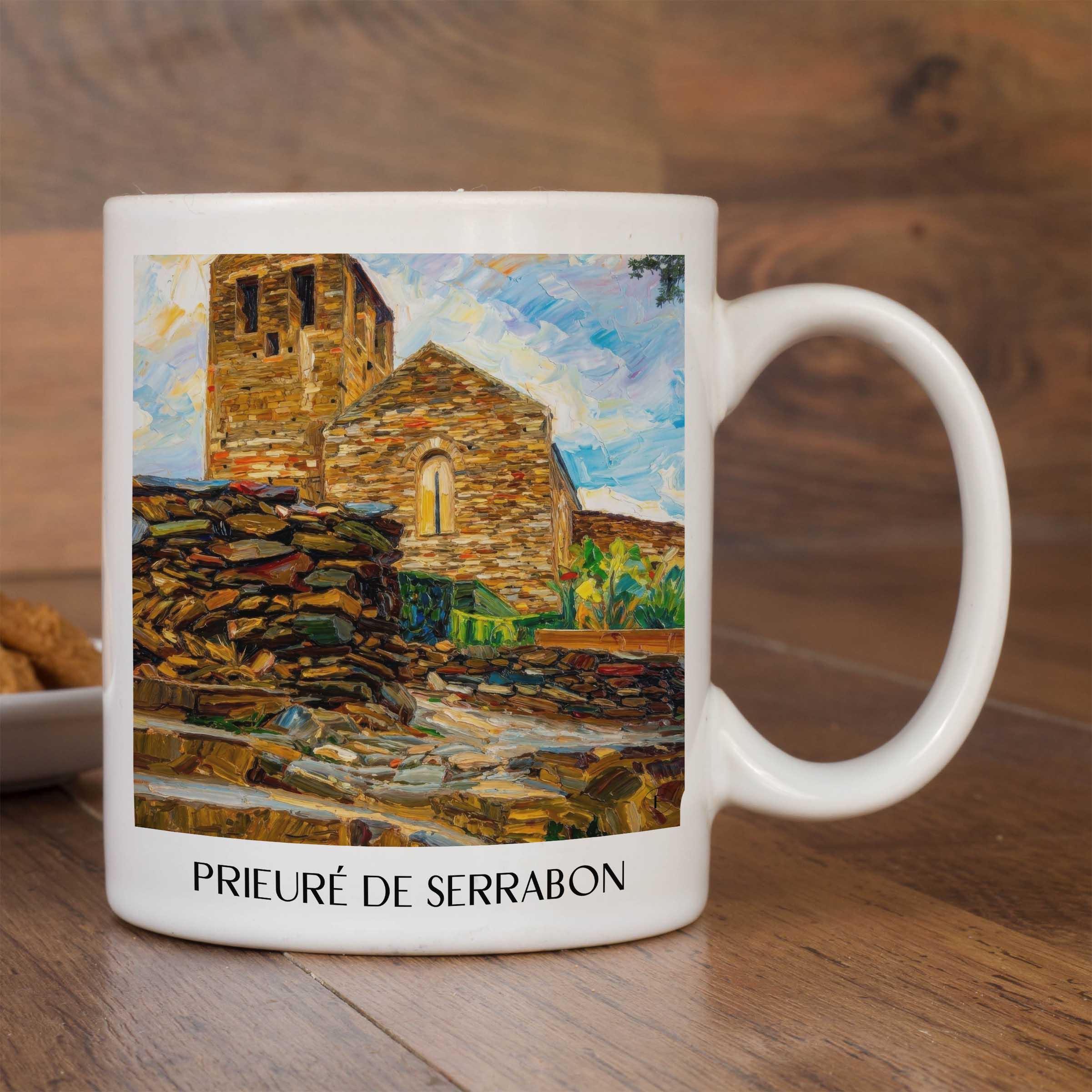 prieuré-de-serrabon--massif-du-canigou-frankreich-kaffeebecher-oil-painting-oelgemaelde