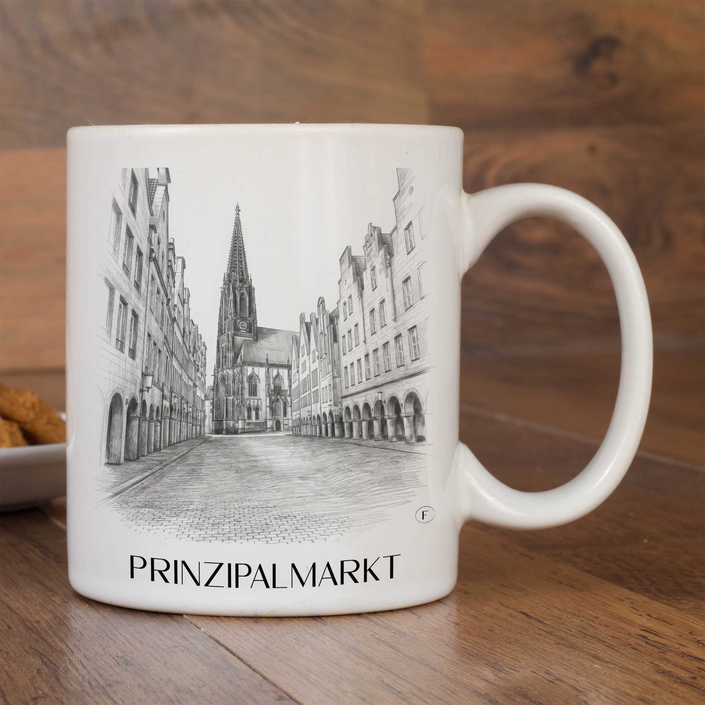 prinzipalmarkt-münster-deutschland-kaffeebecher-bleistift-zeichnung-drawing