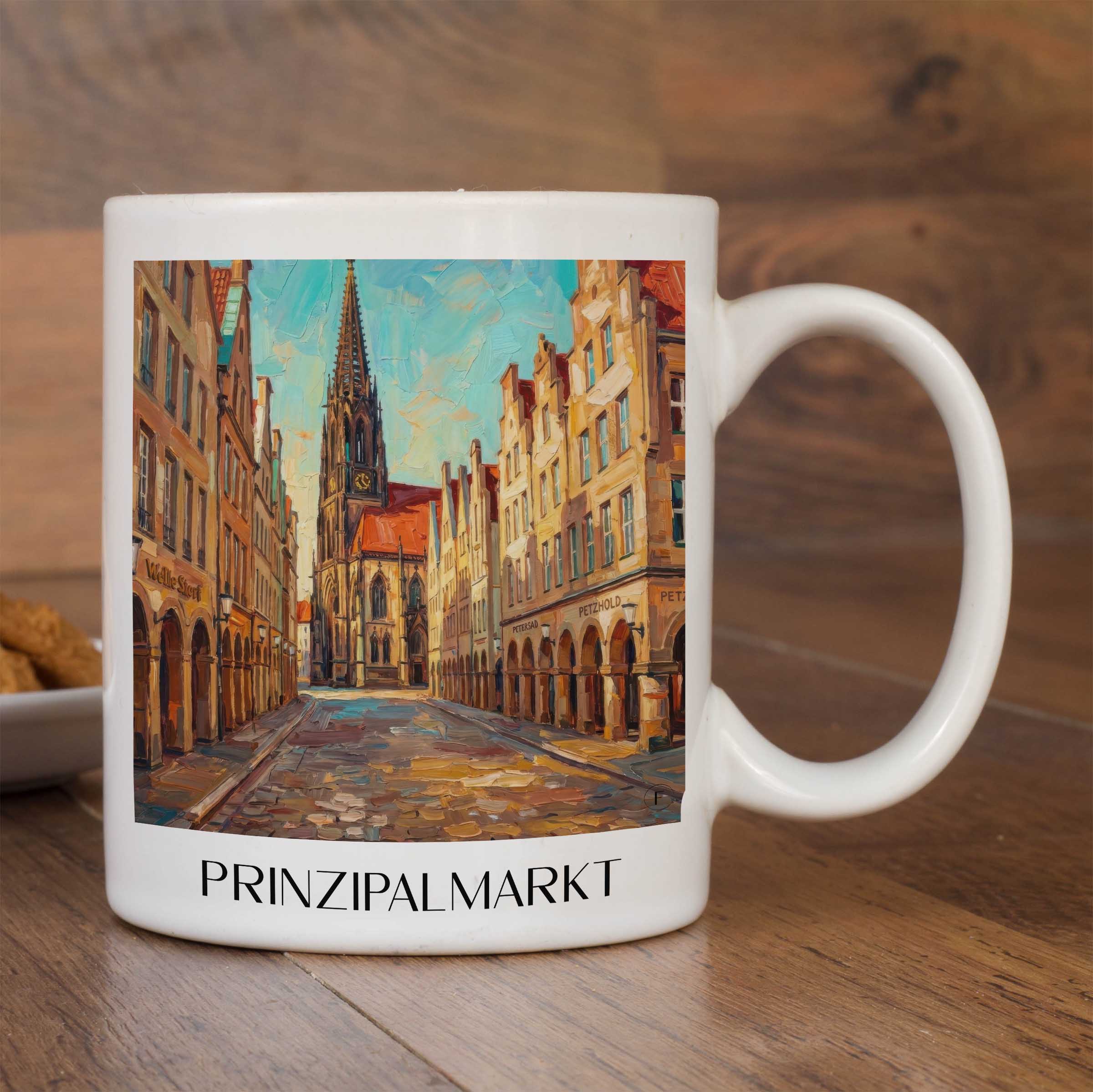 prinzipalmarkt-münster-deutschland-kaffeebecher-oil-painting-oelgemaelde