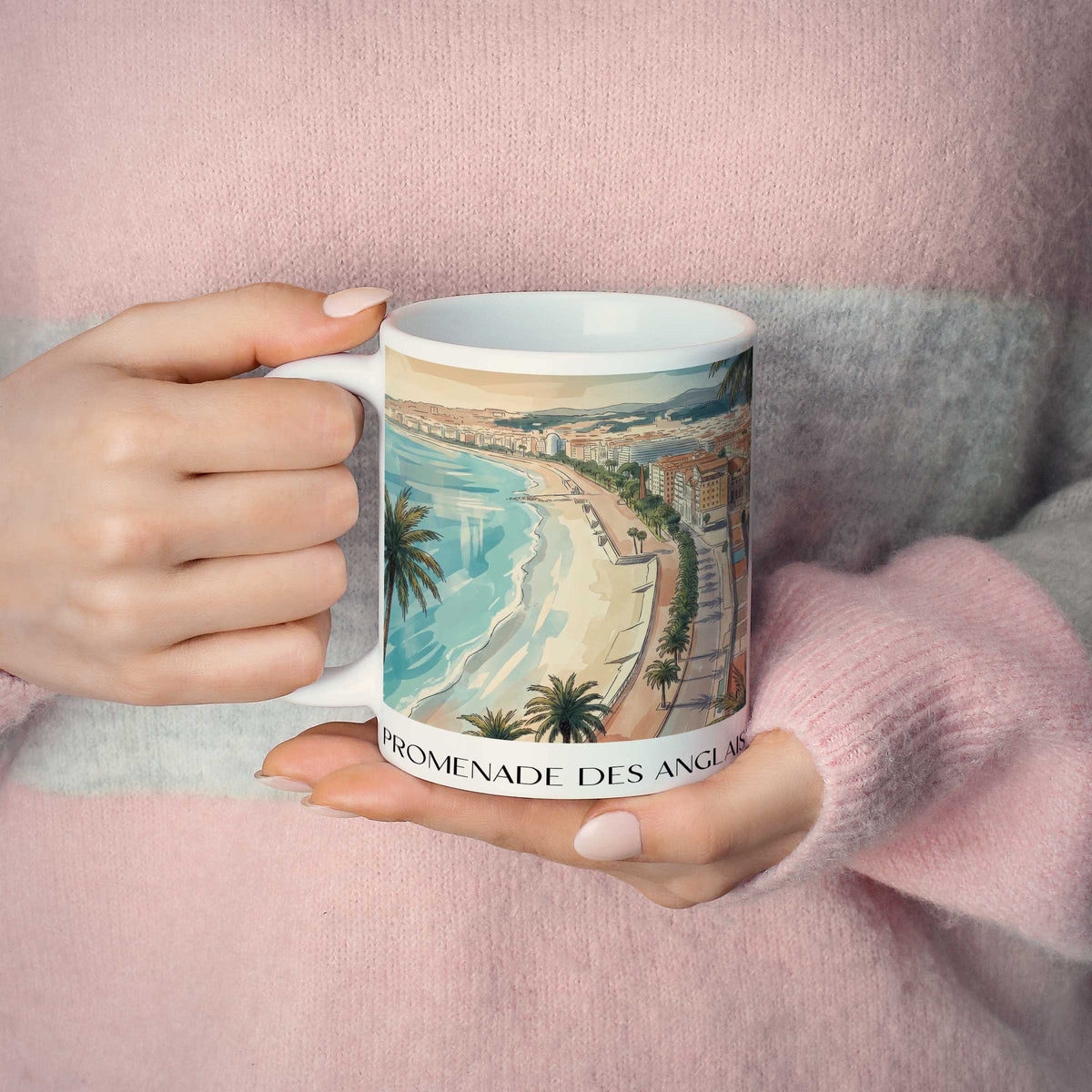 promenade-des-anglais-nizza-frankreich-kaffeebecher-aquarell