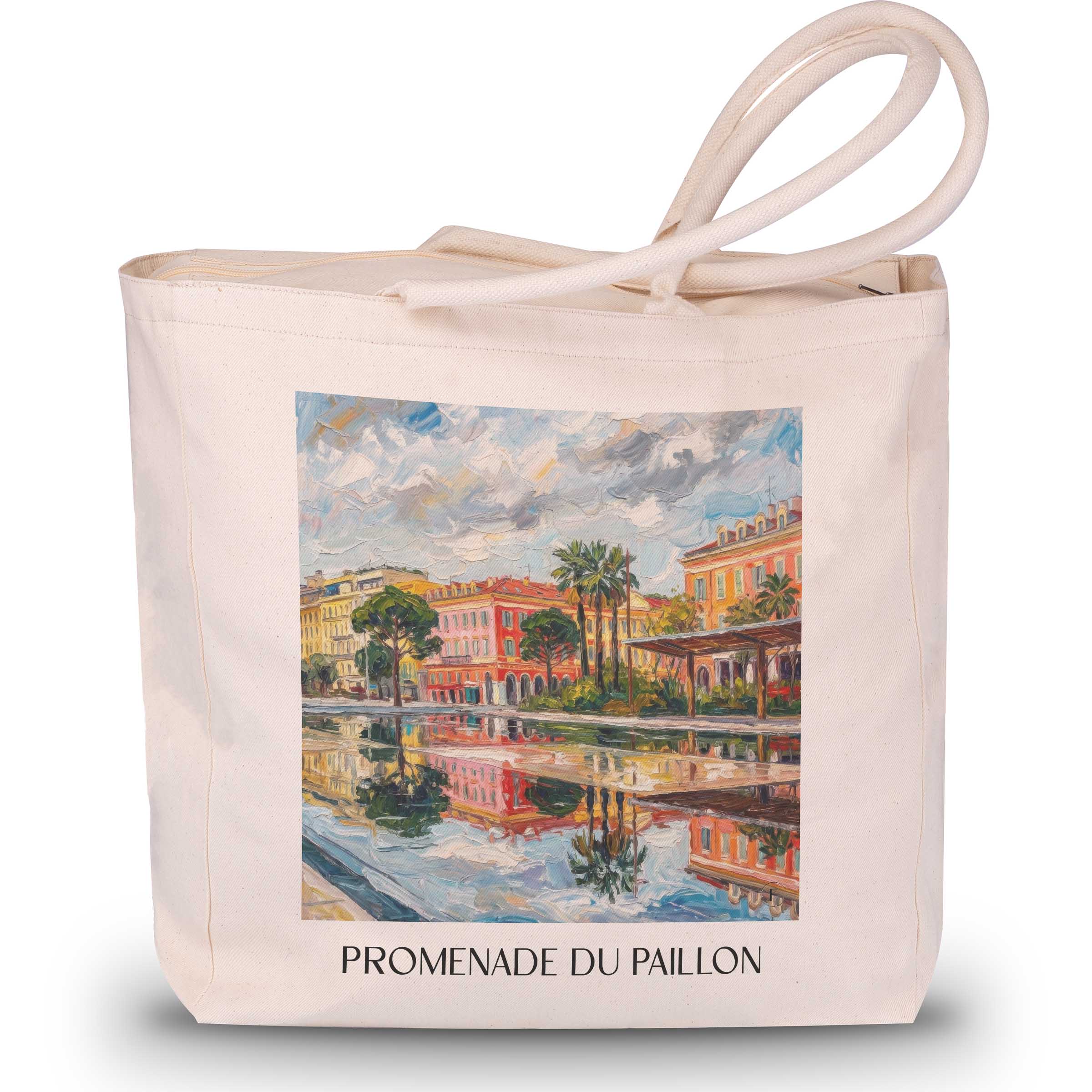 promenade-du-paillon-nizza-frankreich-einkaufstasche-oil-painting-oelgemaelde