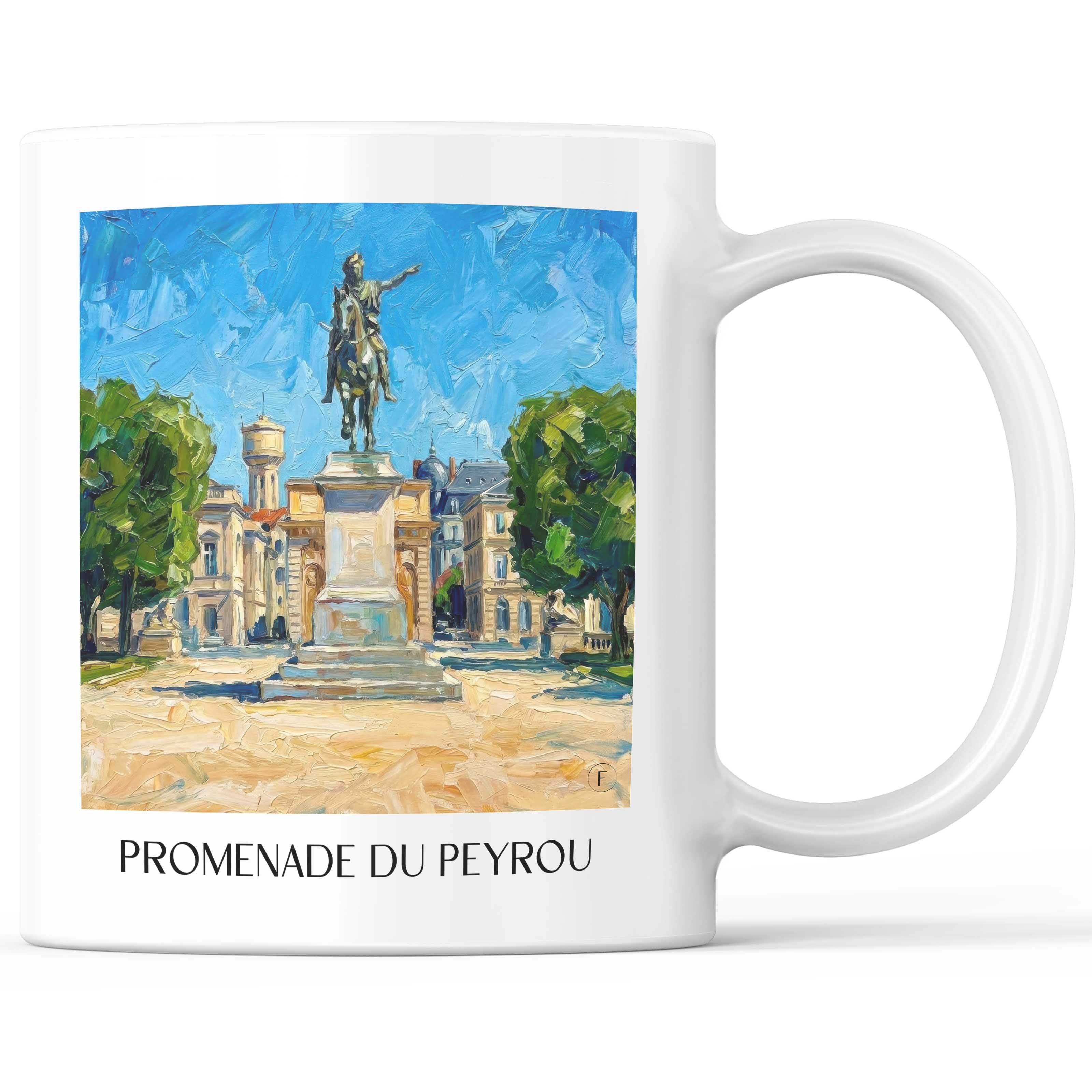promenade-du-peyrou-montpellier-frankreich-kaffeebecher-oil-painting-oelgemaelde