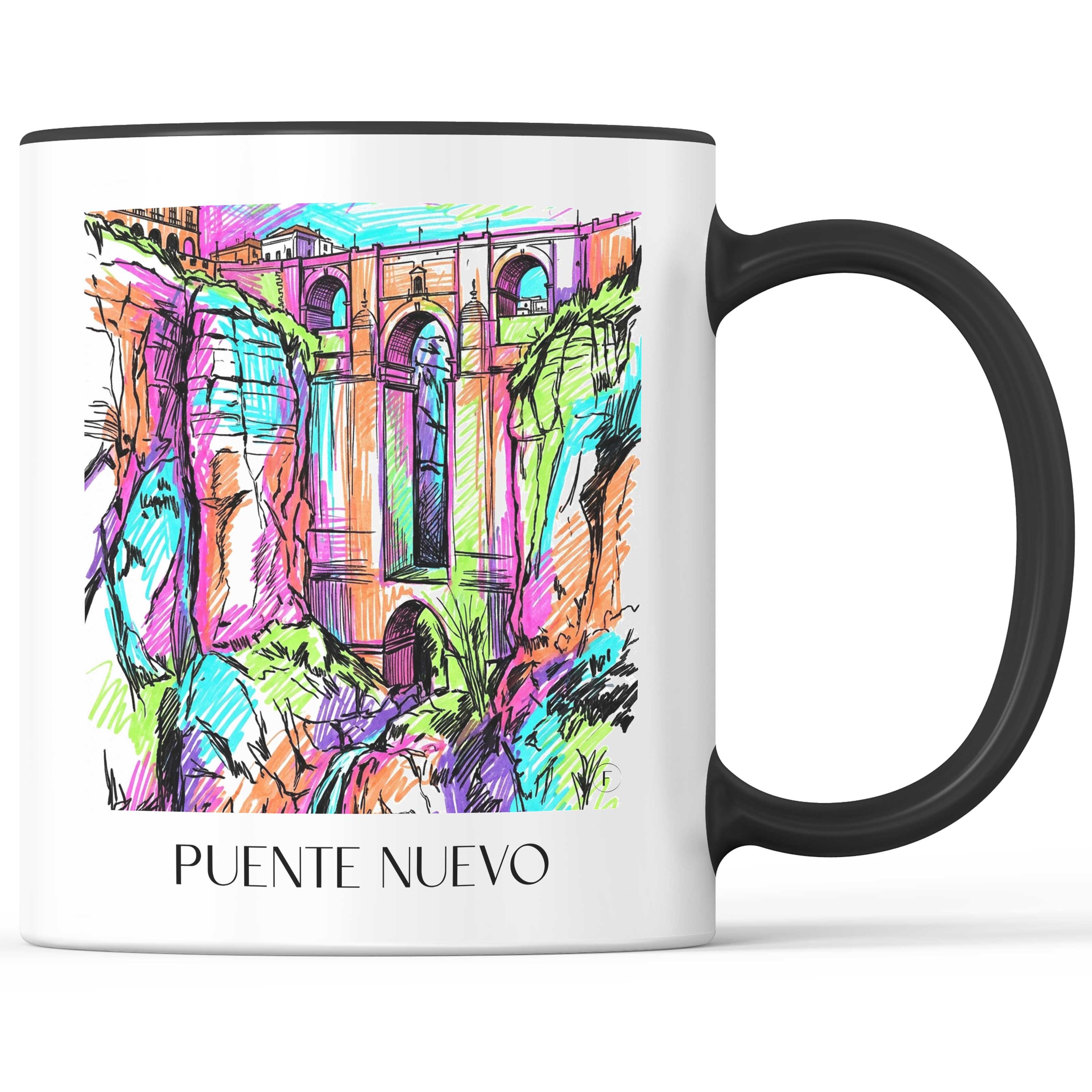 puente-nuevo-ronda-spanien-kaffeebecher-graffiti