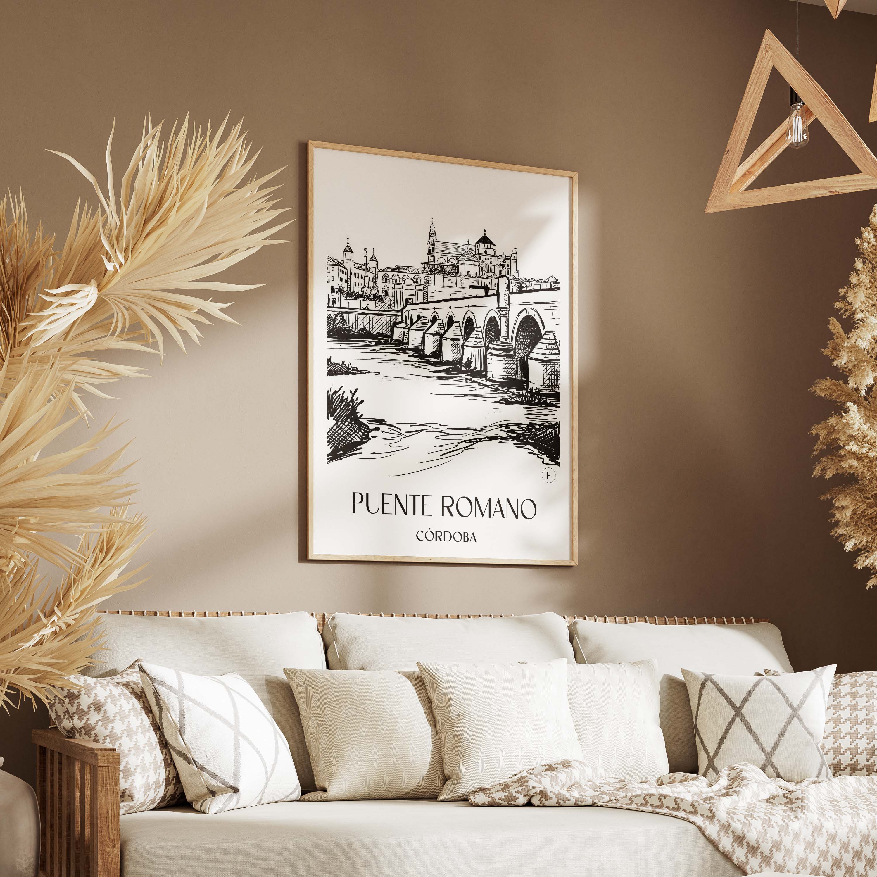 puente-romano-córdoba-spanien-poster-skizze