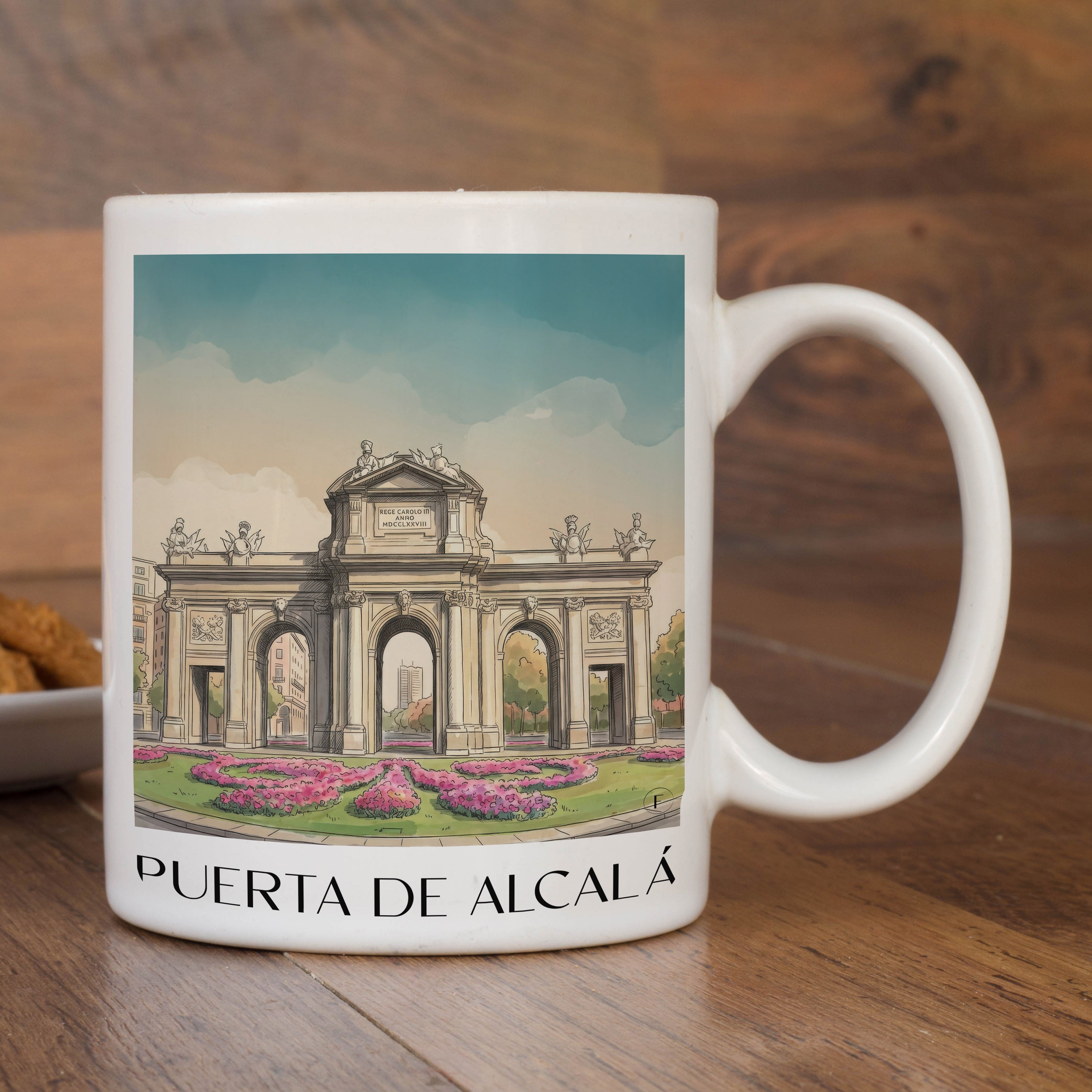 puerta-de-alcalá-madrid-spanien-kaffeebecher-aquarell