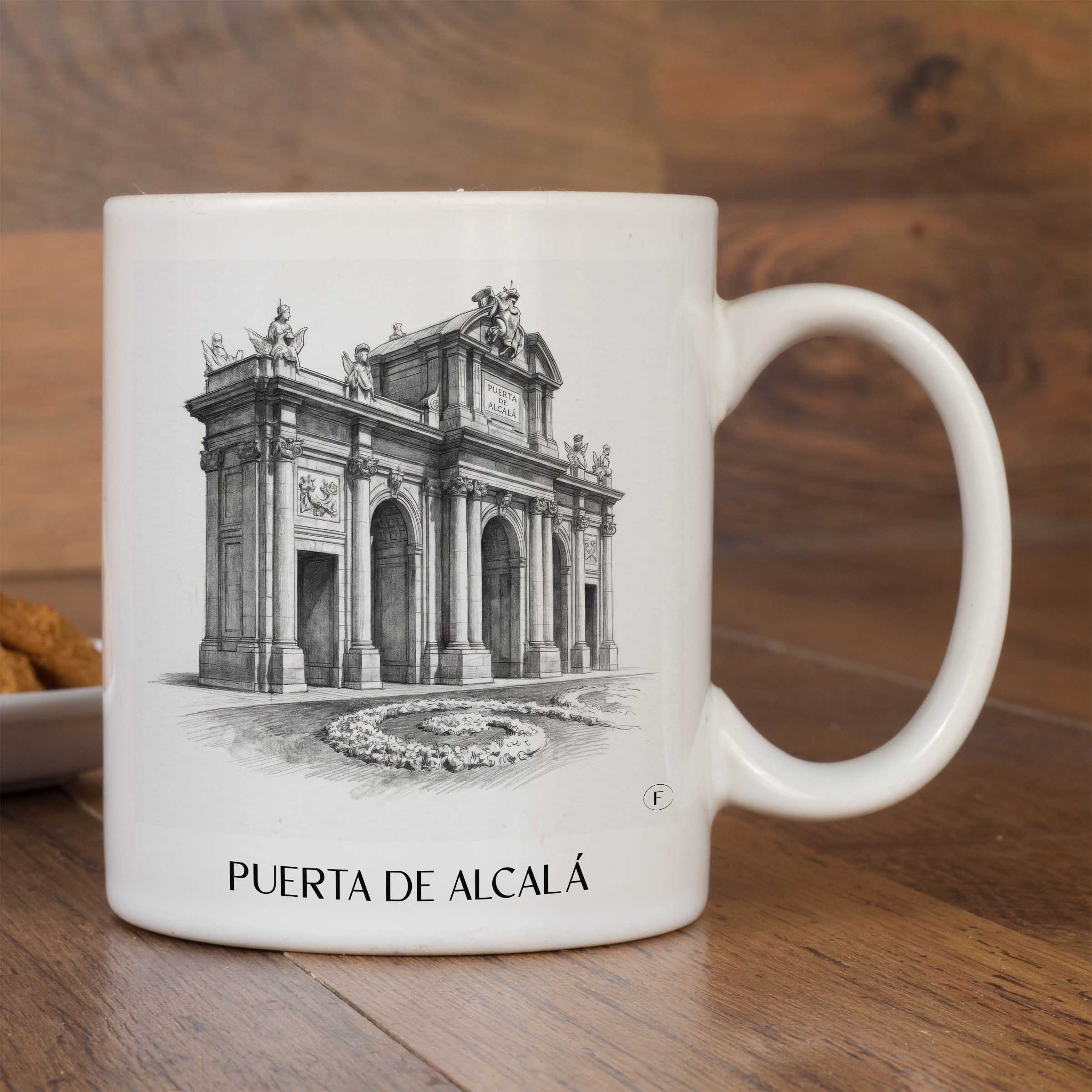 puerta-de-alcalá-madrid-spanien-kaffeebecher-bleistift-zeichnung-drawing