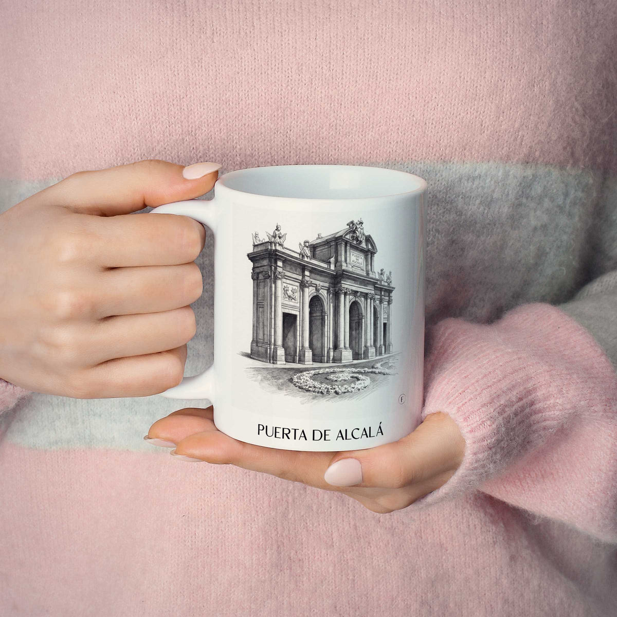 puerta-de-alcalá-madrid-spanien-kaffeebecher-bleistift-zeichnung-drawing