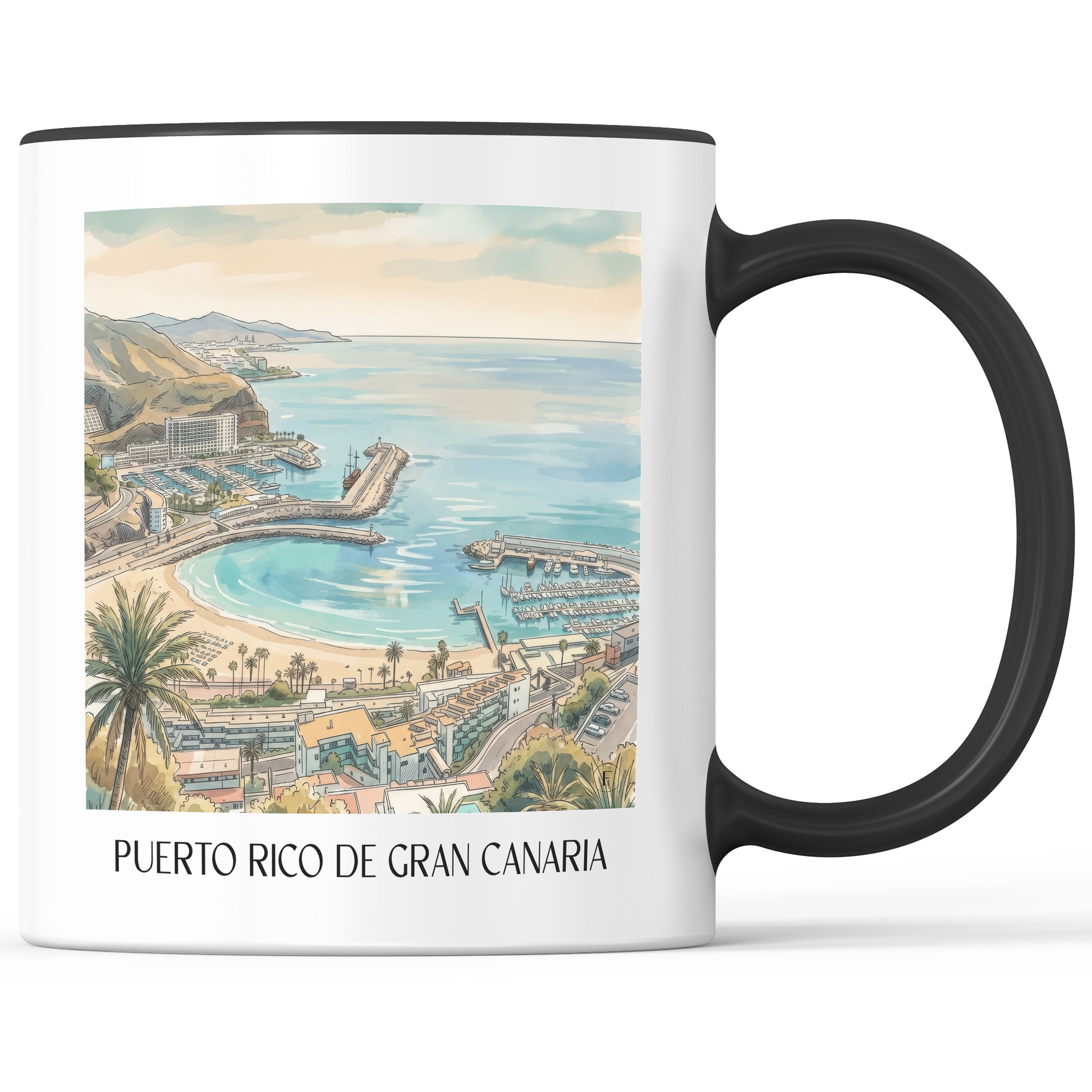 puerto-rico-gran-canaria-puerto-rico-und-spanien-kaffeebecher-aquarell