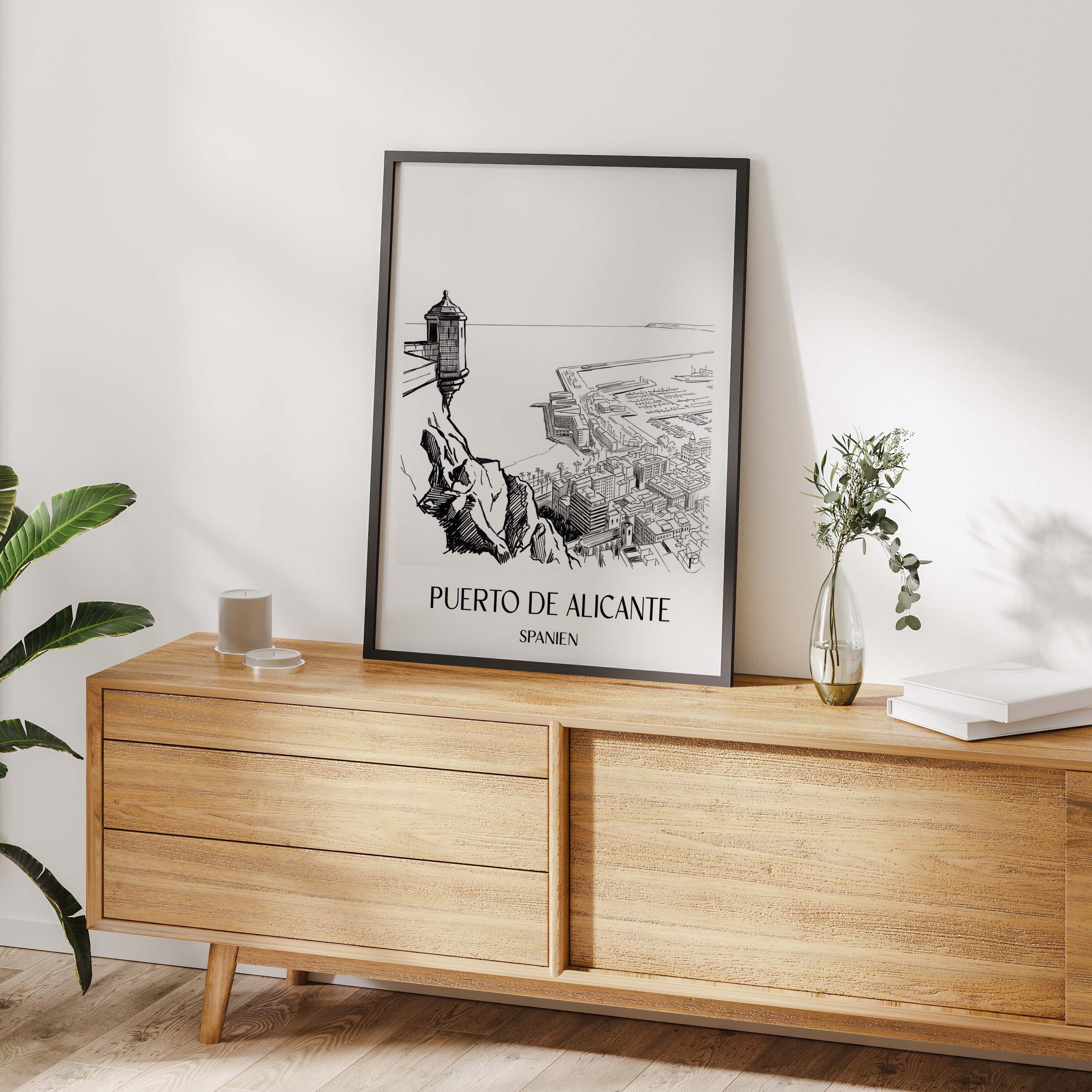 puerto-de-alicante-spanien-spanien-poster-skizze