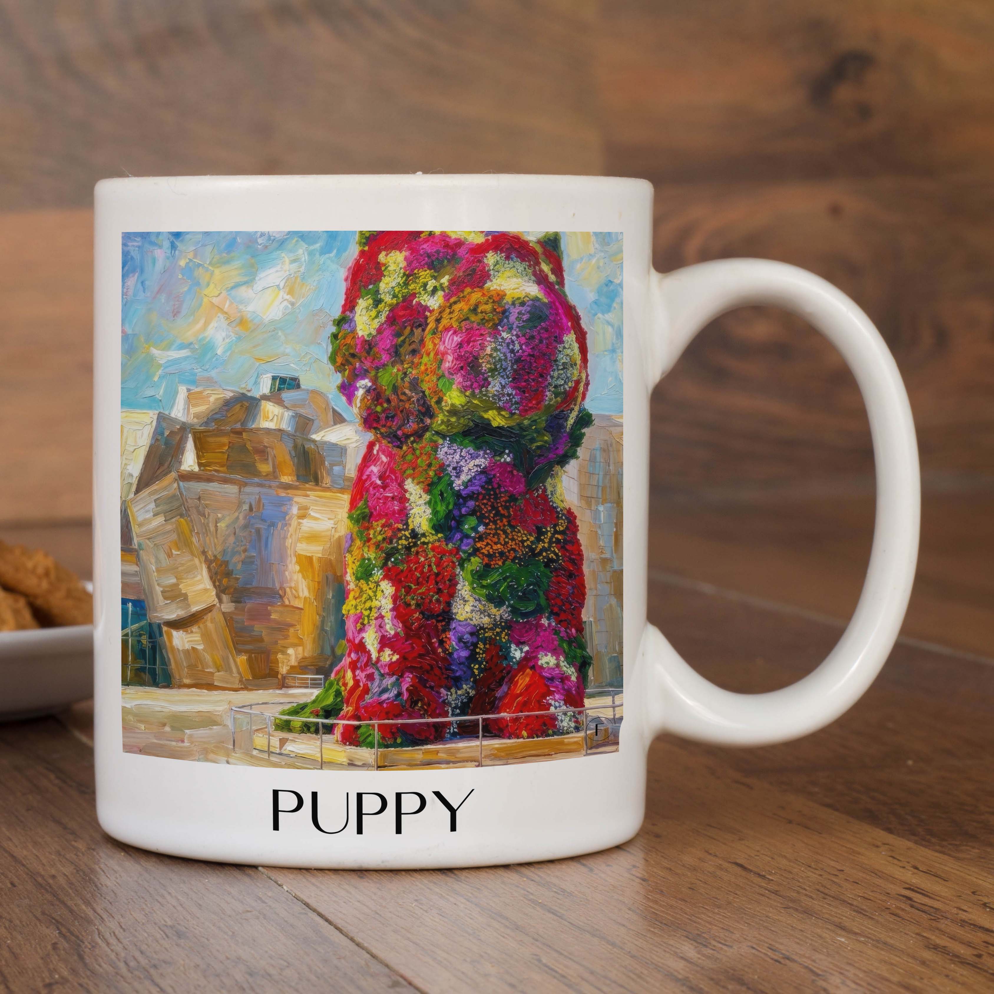 puppy-bilbao-spanien-kaffeebecher-oil-painting-oelgemaelde