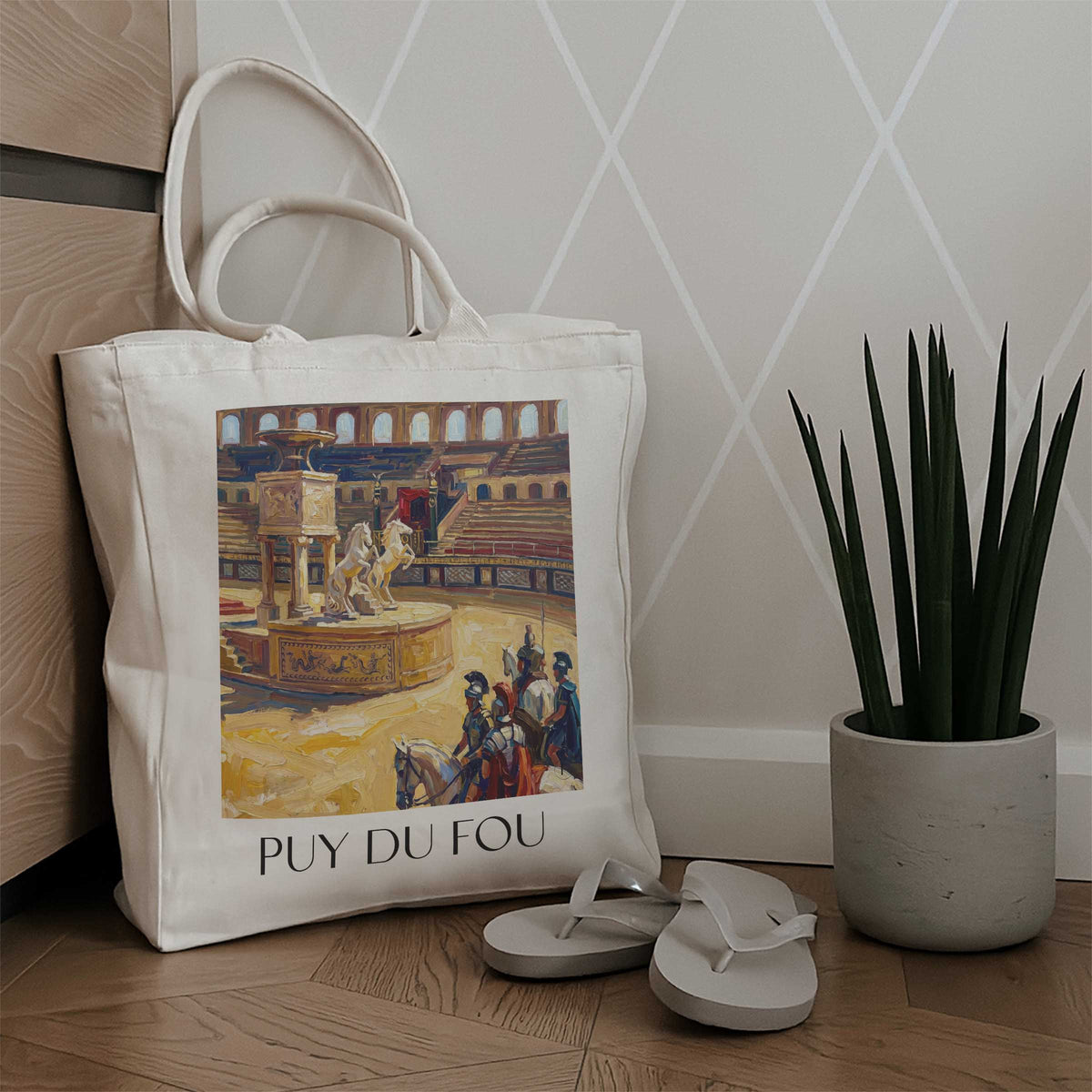 puy-du-fou-les-espesses-frankreich-einkaufstasche-oil-painting-oelgemaelde