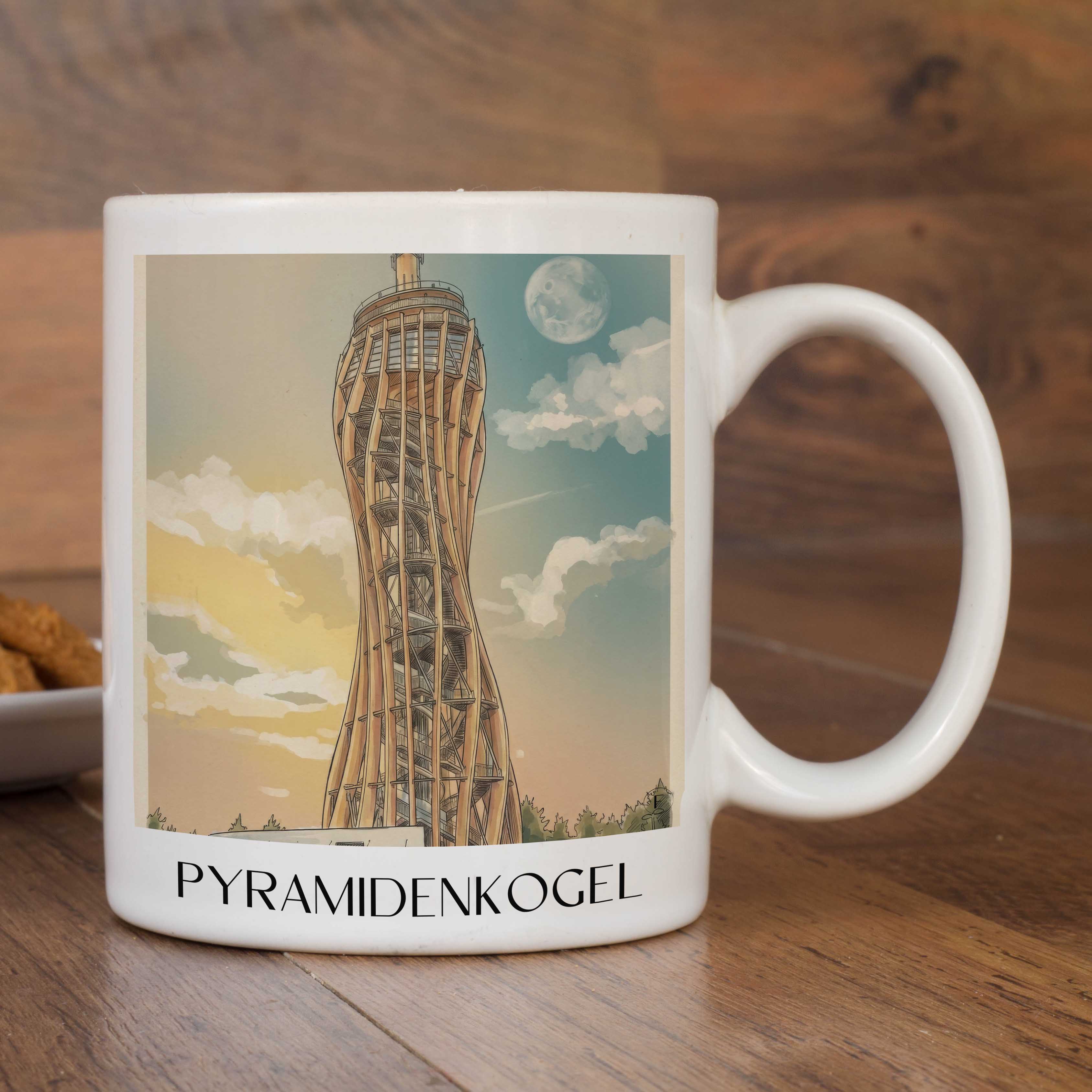 pyramidenkogel-kärnten-österreich-kaffeebecher-aquarell