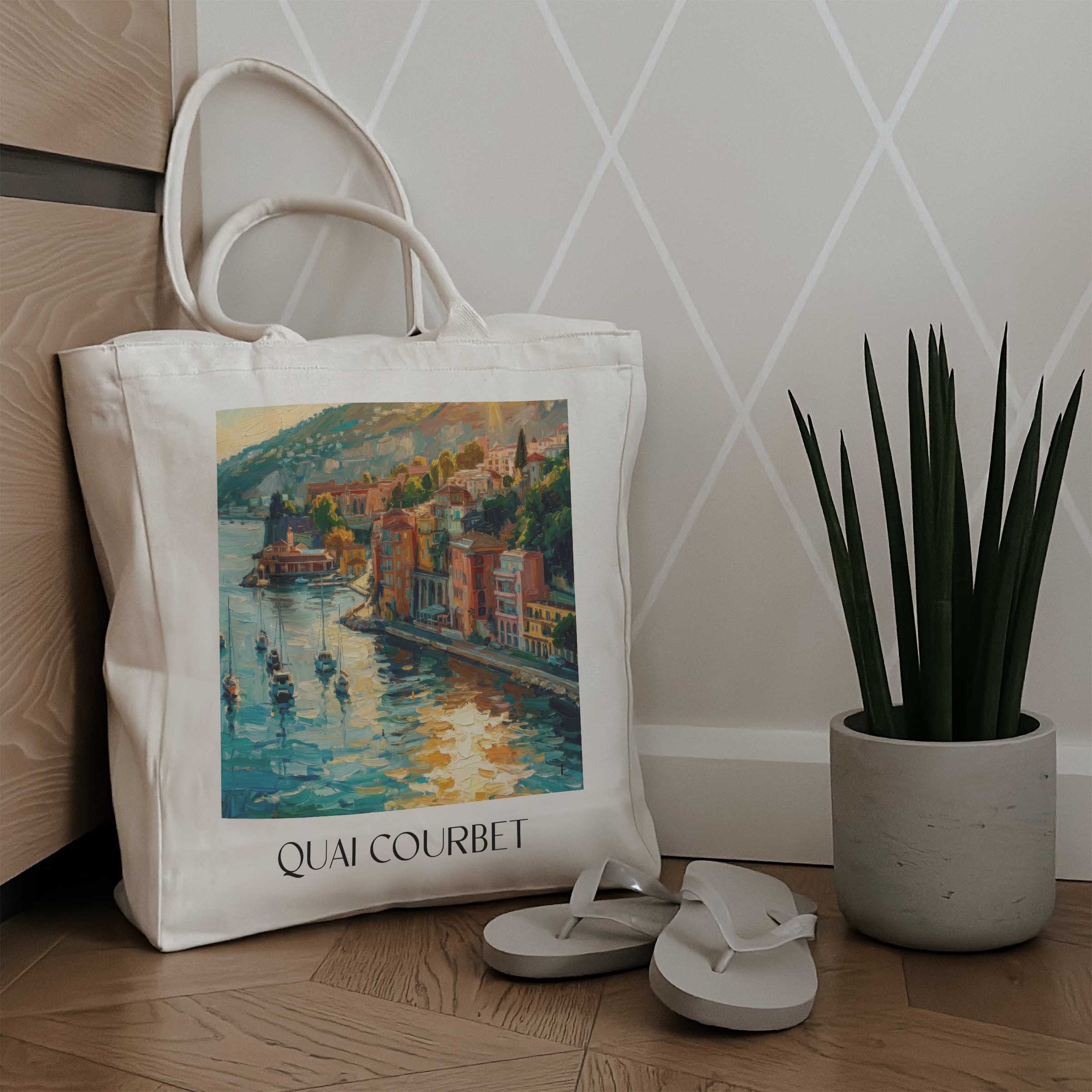 quai-courbet-villefranche-sur-mer-frankreich-einkaufstasche-oil-painting-oelgemaelde
