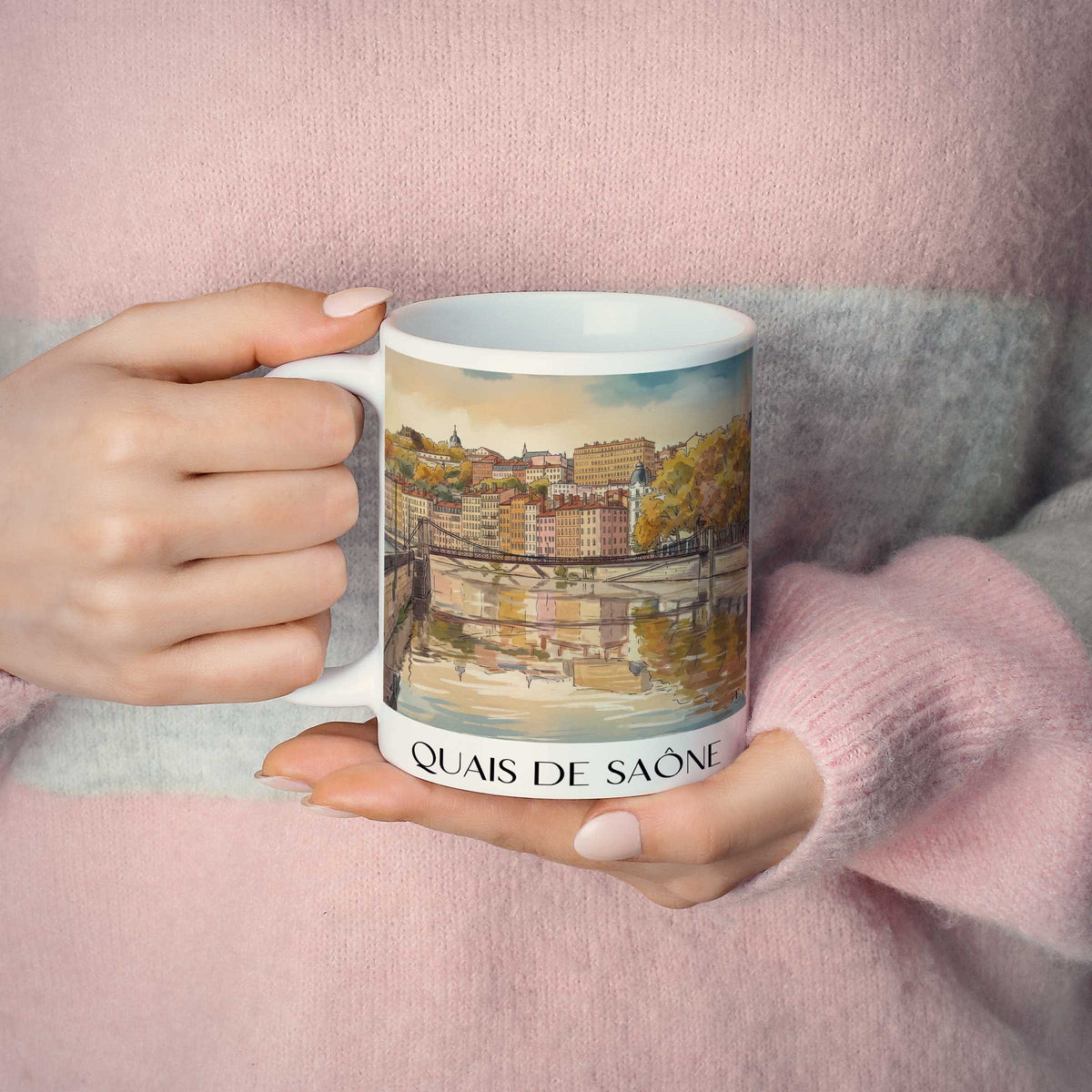 quais-de-saône-lyon-frankreich-kaffeebecher-aquarell