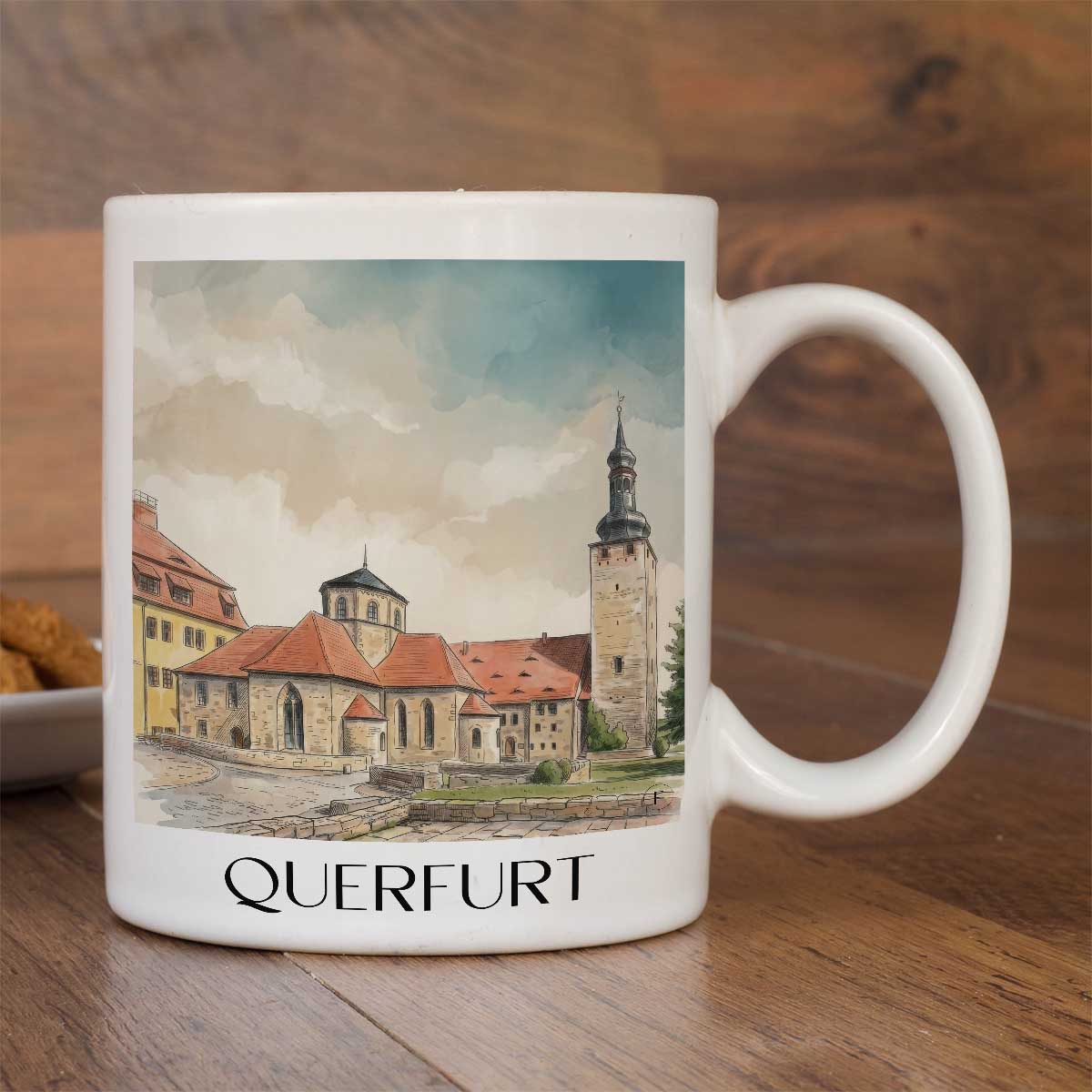 querfurt-saale-deutschland-kaffeebecher-aquarell