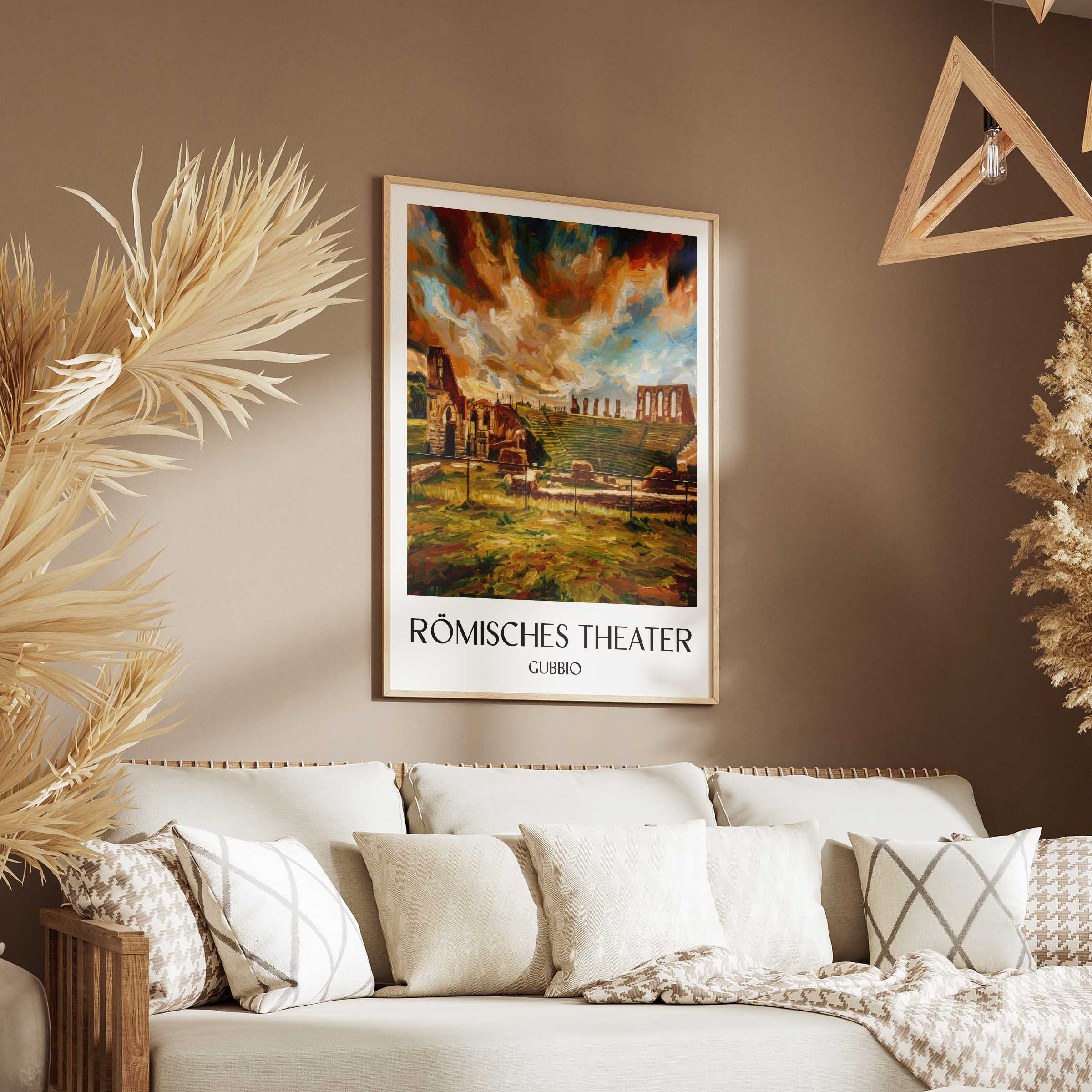 römisches-theater-gubbio-italien-poster-oil-painting-oelgemaelde