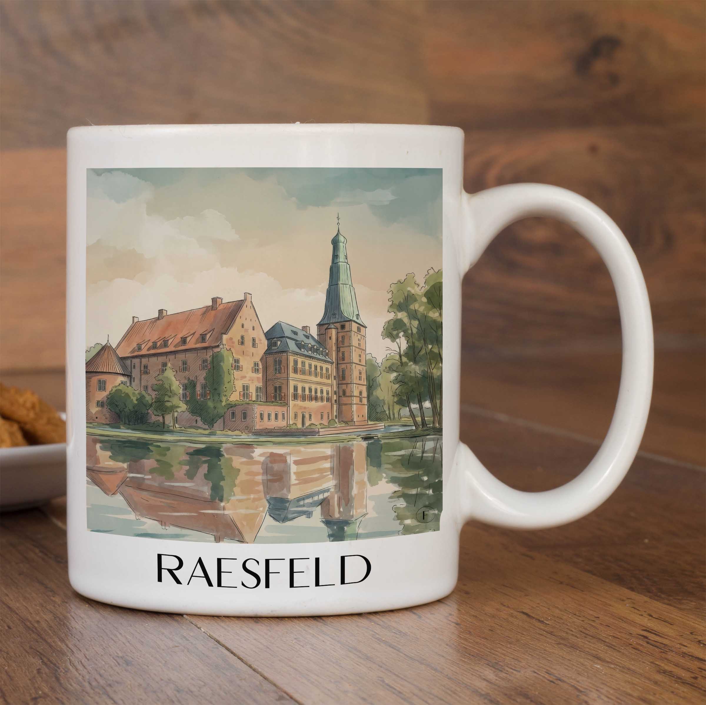 raesfeld-niederrhein-deutschland-kaffeebecher-aquarell