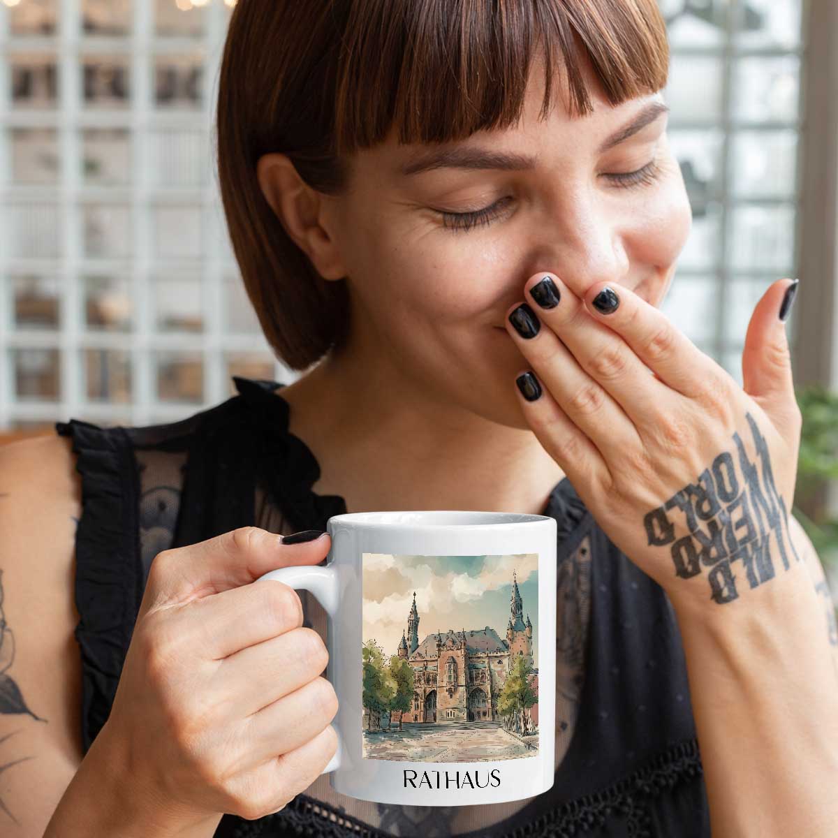 rathaus--aachen-deutschland-kaffeebecher-aquarell