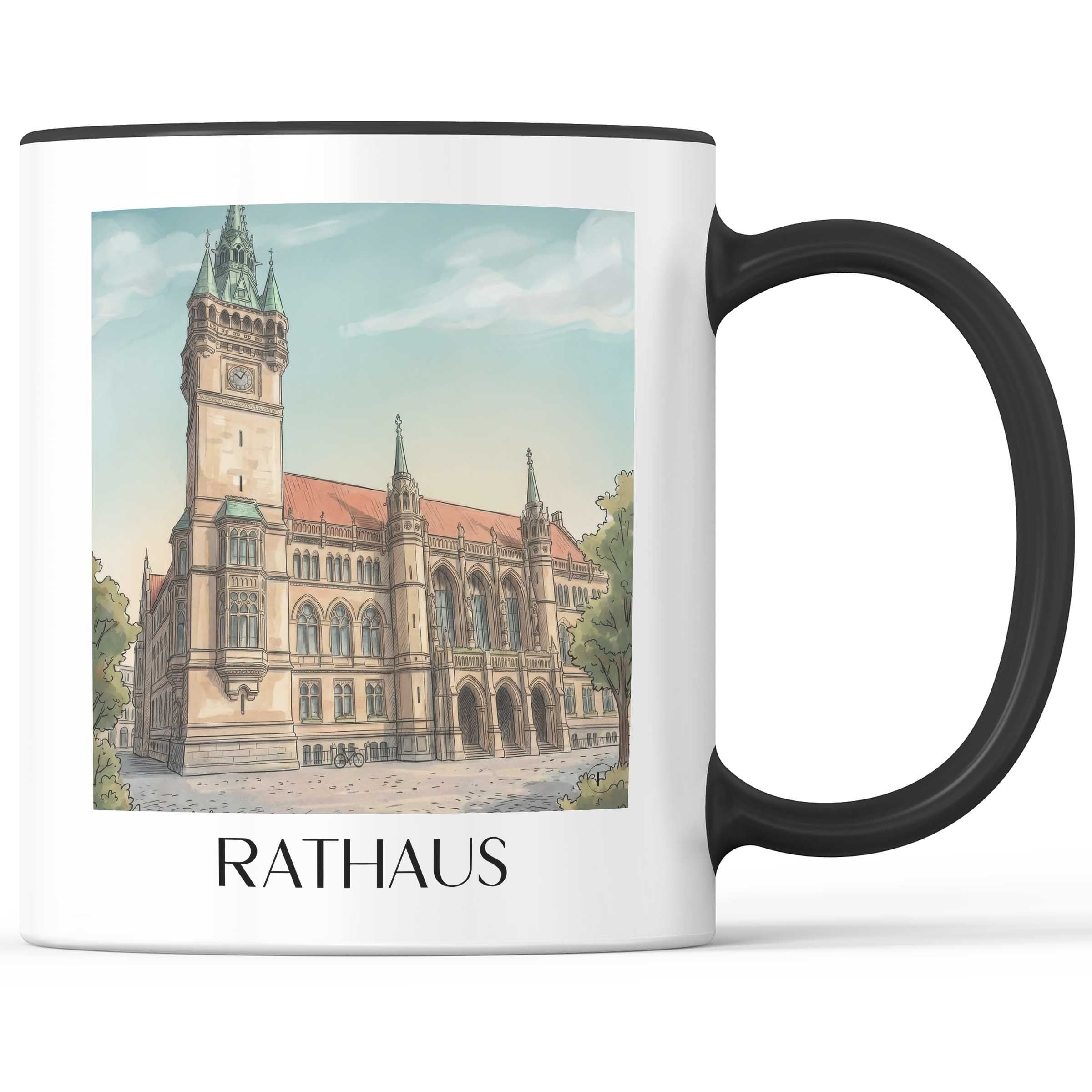 rathaus-braunschweig-deutschland-kaffeebecher-aquarell