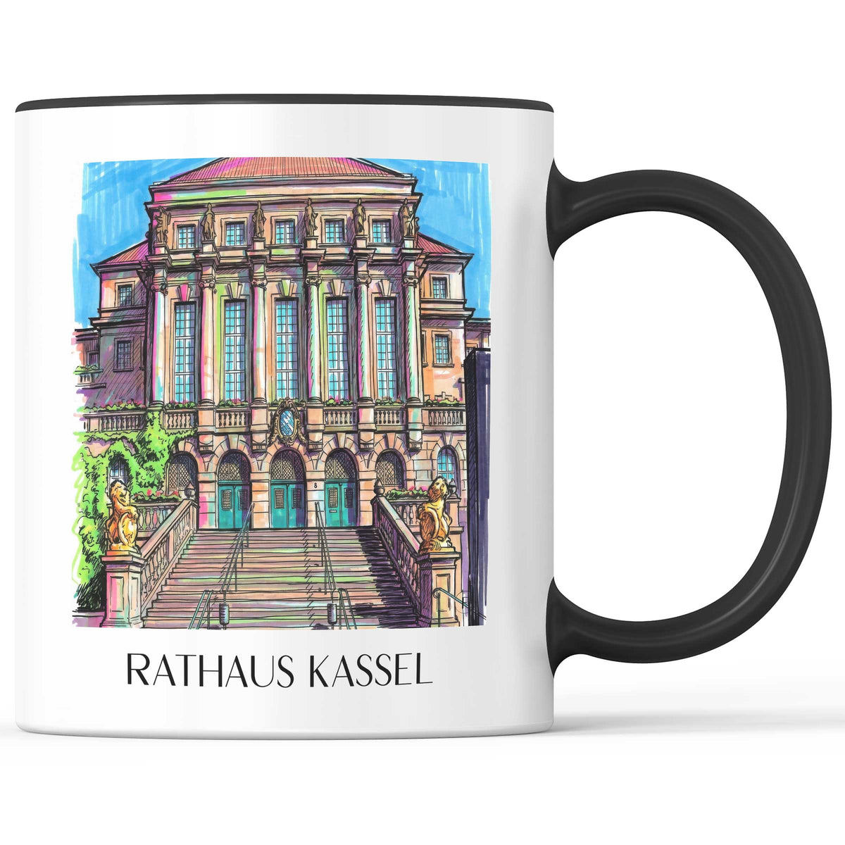 rathaus-kassel-deutschland-kaffeebecher-graffiti