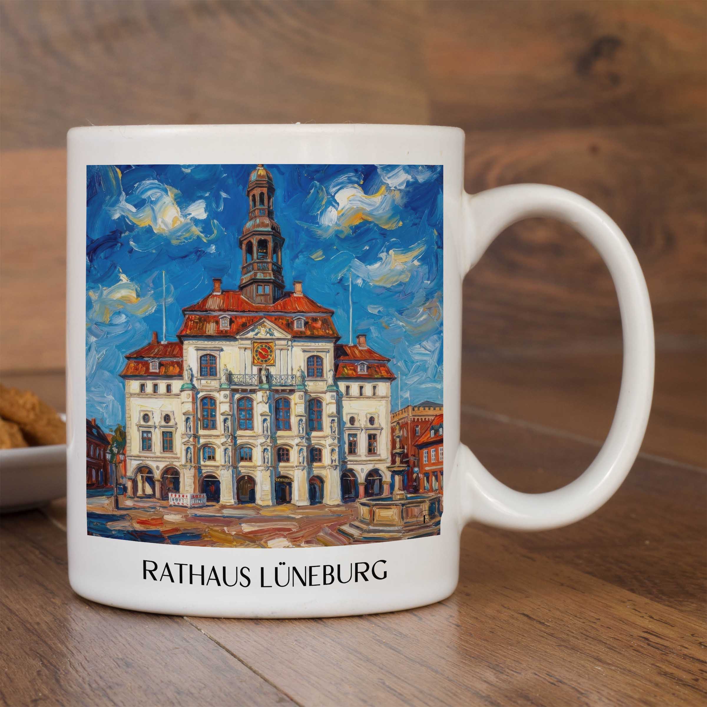 rathaus-lüneburg-deutschland-kaffeebecher-oil-painting-oelgemaelde