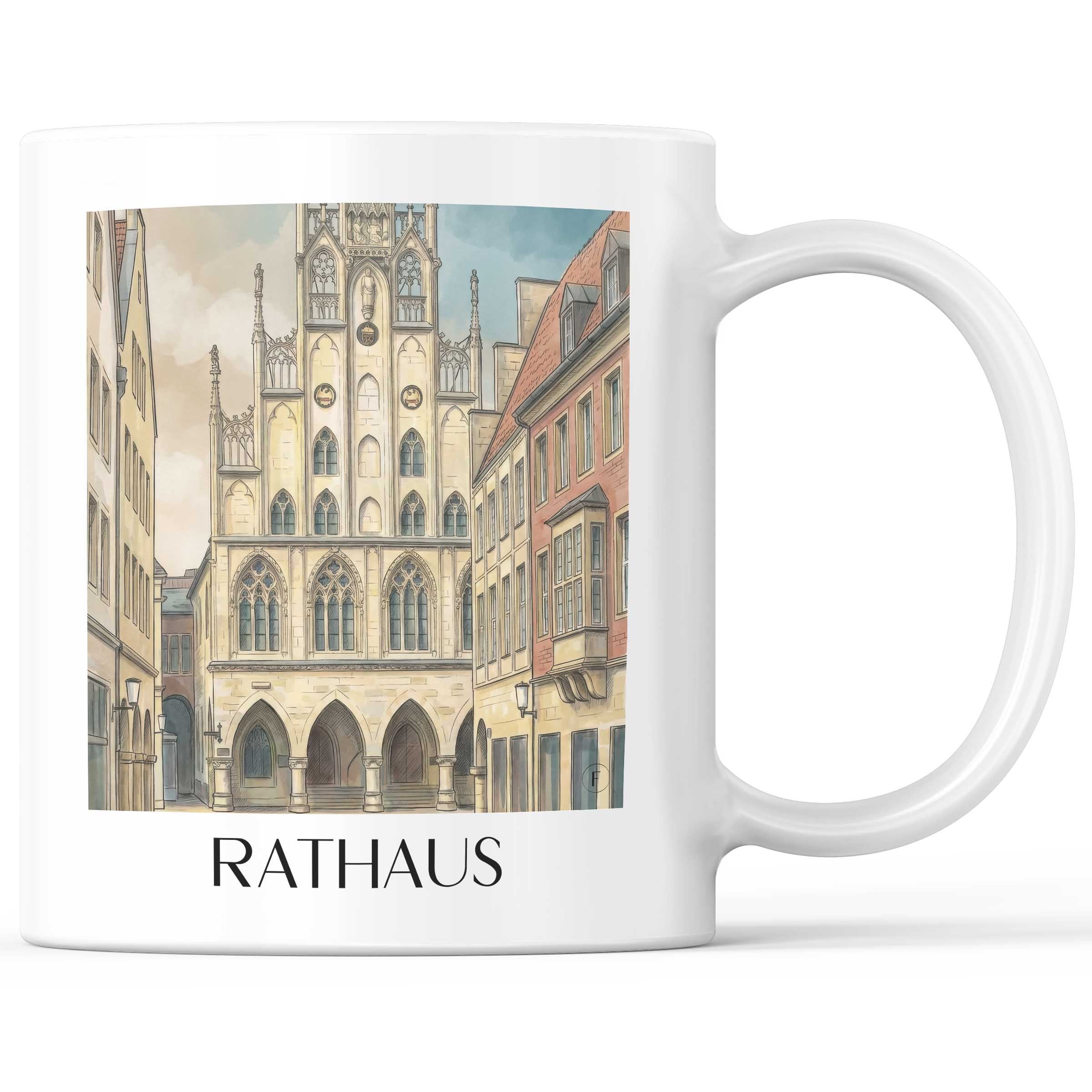 rathaus-münster-deutschland-kaffeebecher-aquarell