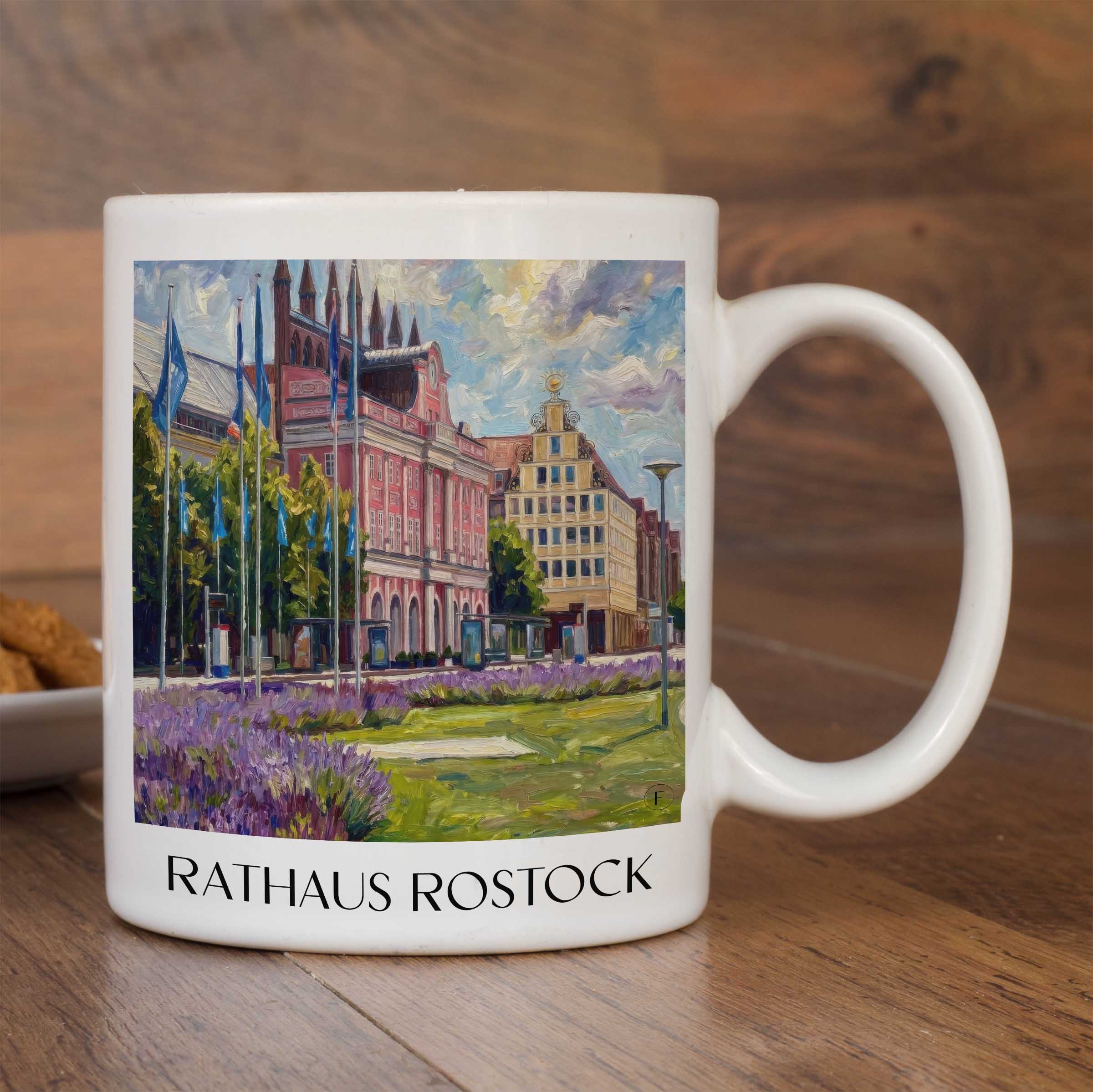 rathaus-rostock-deutschland-kaffeebecher-oil-painting-oelgemaelde