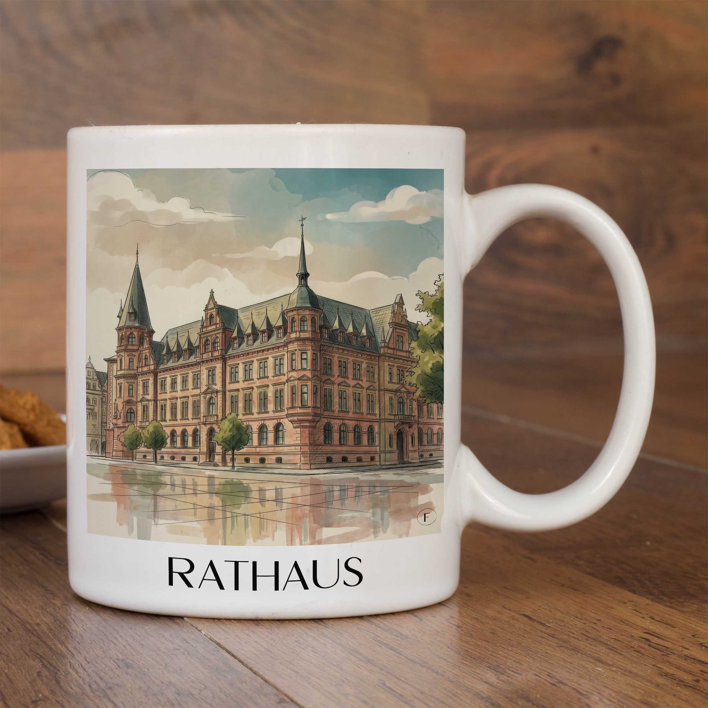 rathaus-wiesbaden-deutschland-kaffeebecher-aquarell